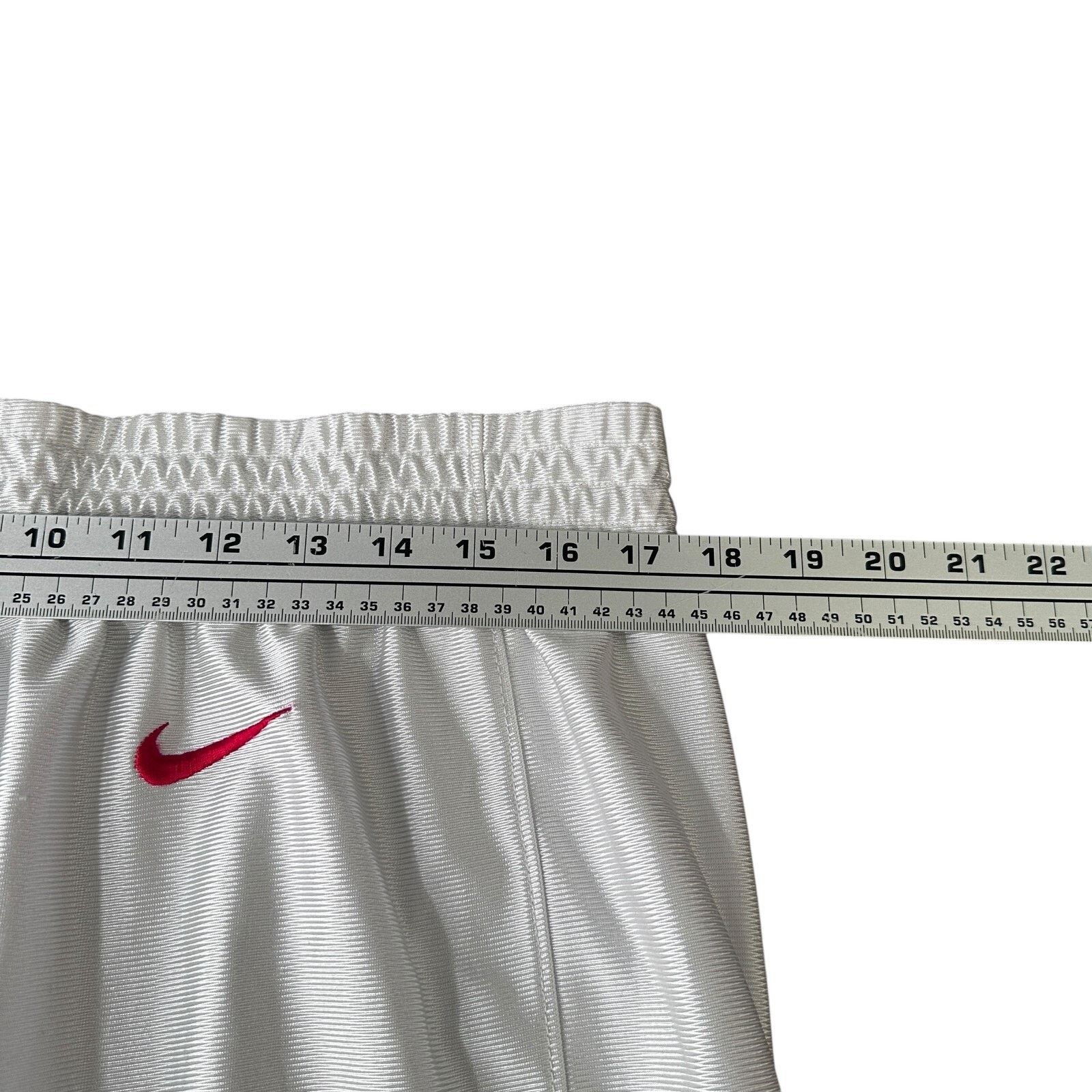 Nike VTG Nike Dazzle Basketball Shorts Men’s XL White Drawstring Size US 36 / EU 52 - 8 Thumbnail