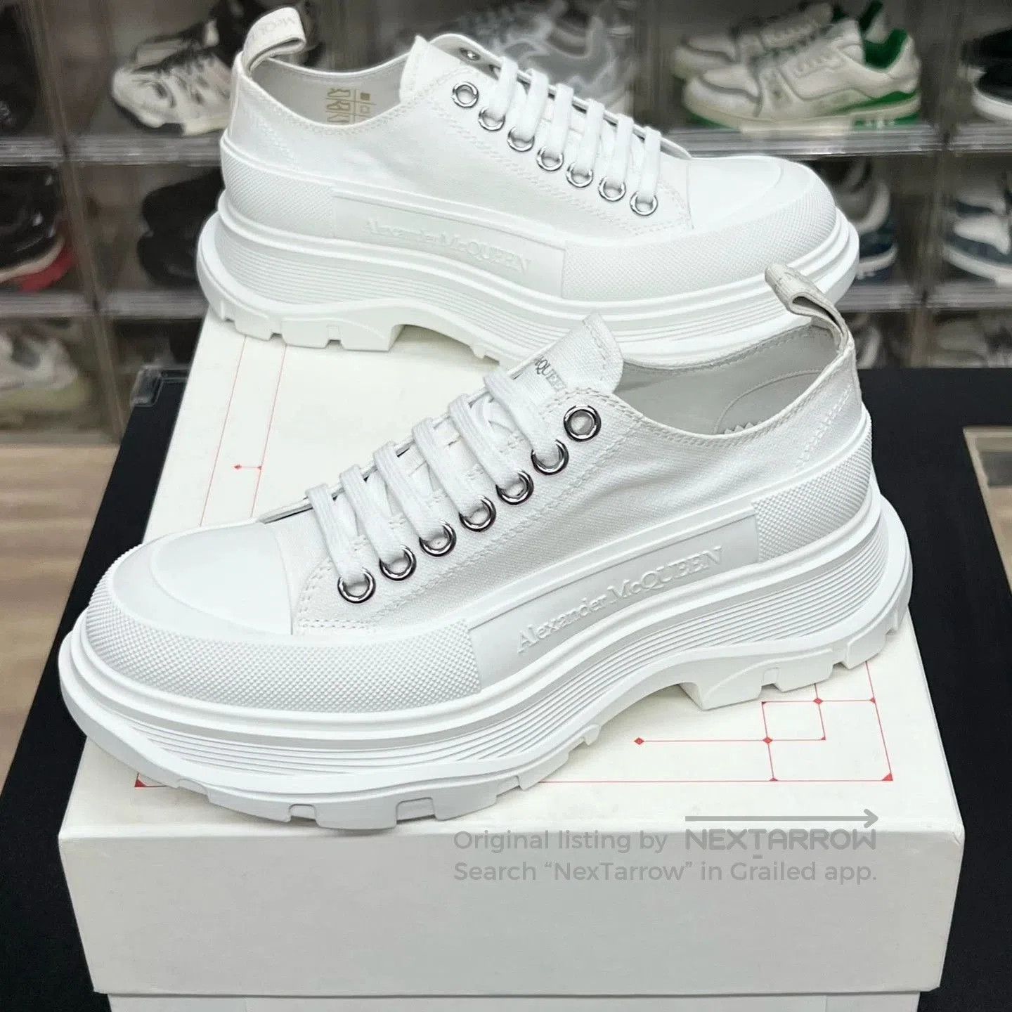 Alexander McQueen mcq white low. Size US 5.5 / EU 38 - 1 Thumbnail