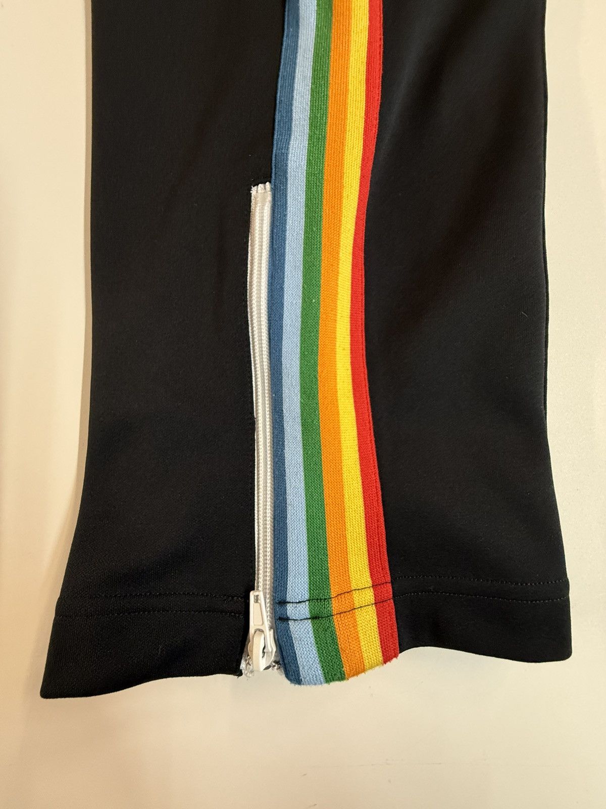 Palm Angels Palm Angels Rainbow Side Stripe Track Pants-Black Size US 34 / EU 50 - 8 Thumbnail