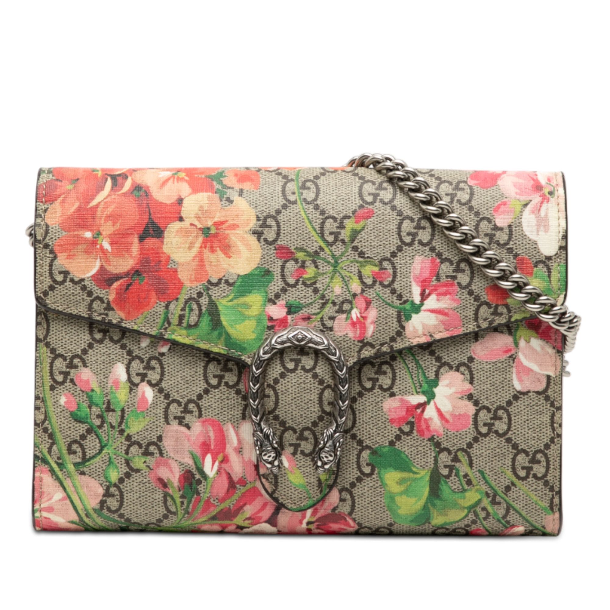 Gucci Gucci GG Supreme Blooms Dionysus Wallet on Chain Size ONE SIZE - 1 Thumbnail