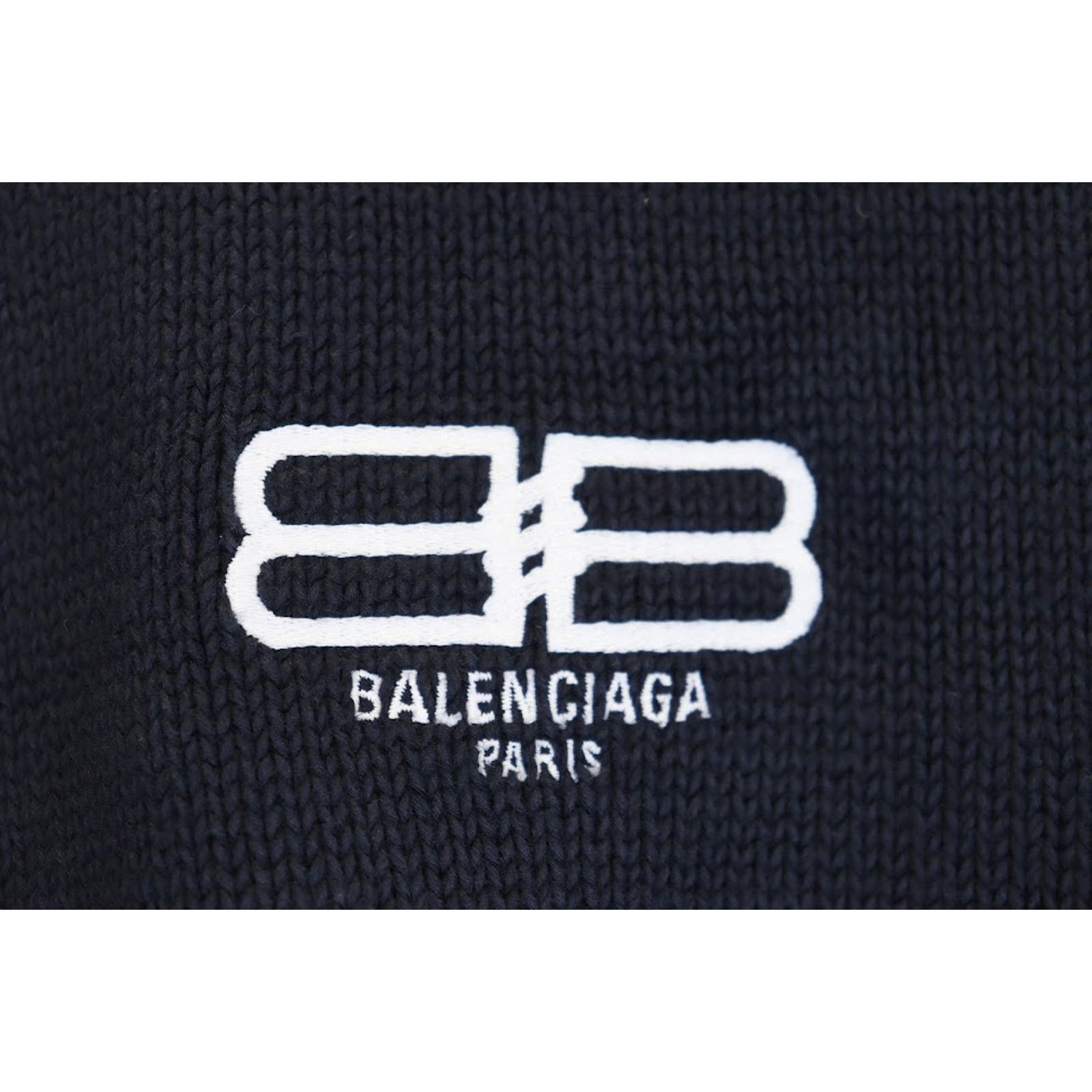Balenciaga o1rshd1 Sweatshirt in Navy Blue Size US L / EU 52-54 / 3 - 3 Thumbnail