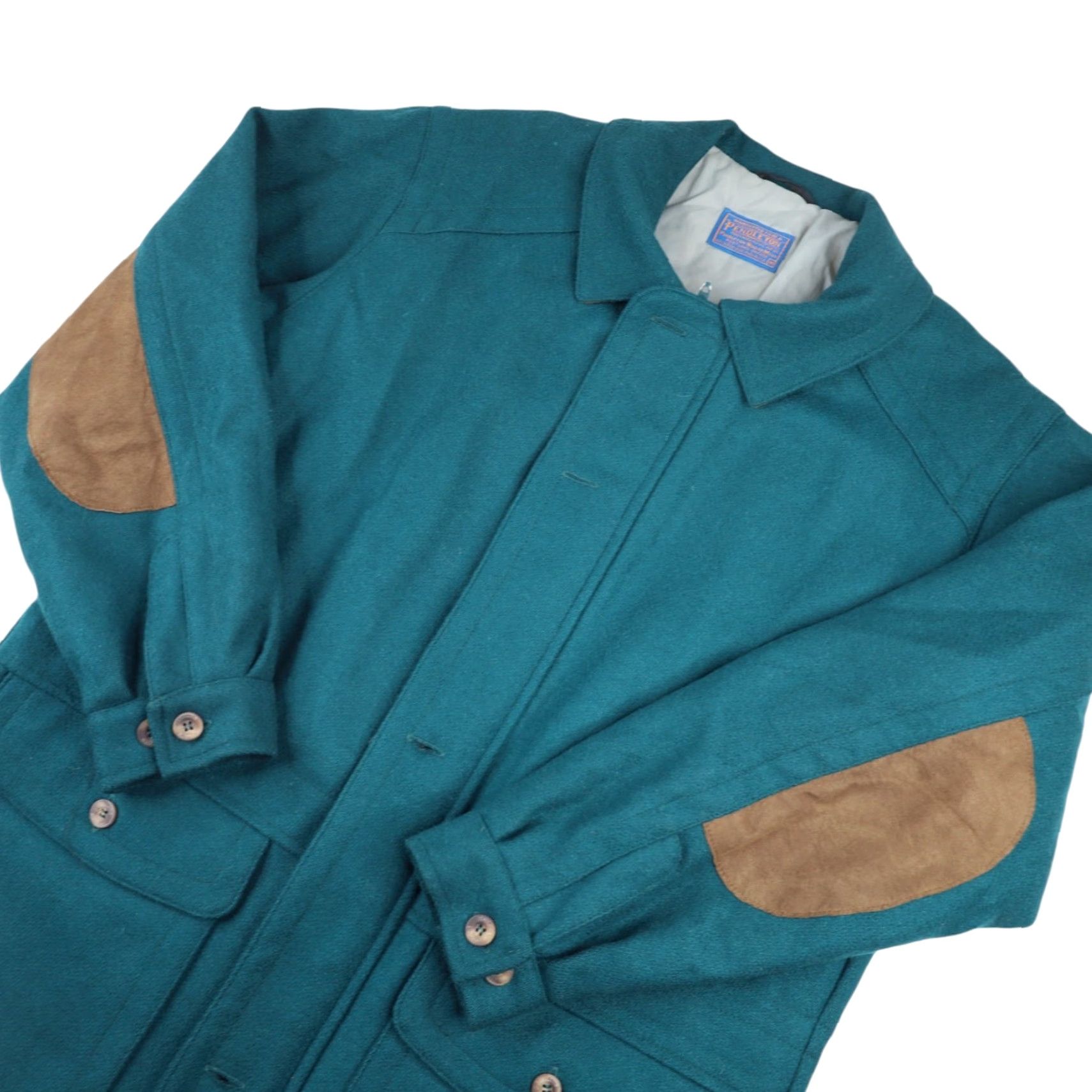 Pendleton VINTAGE Pendleton Coat Mens M Heavy Wool Blue Teal Overcoat Size US M / EU 48-50 / 2 - 2 Thumbnail