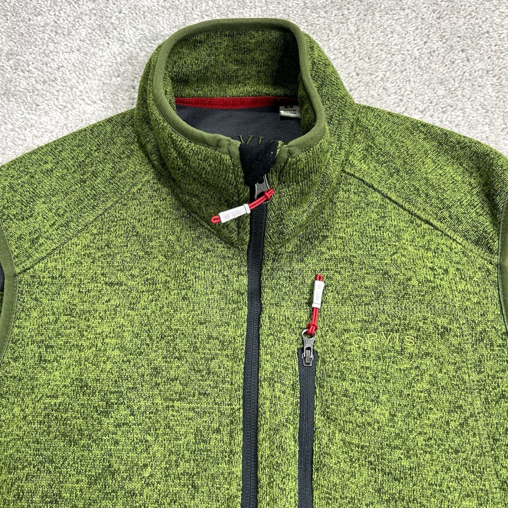 Orvis Orvis Vest Mens Medium Full Zip Green Pockets Fleece Outdoor Golf VEST Size US M / EU 48-50 / 2 - 3 Thumbnail