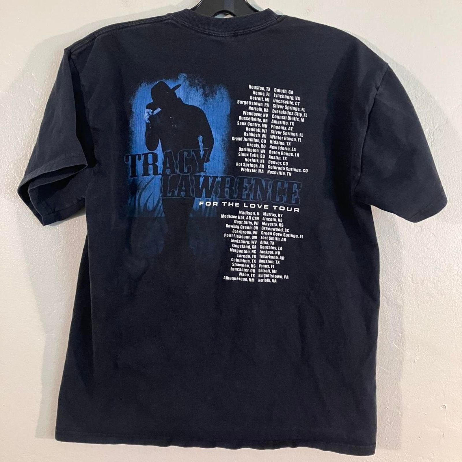 Band Tees × Jerzees Tracy Lawrence For the Love Tour Country Music Band Tee Size US L / EU 52-54 / 3 - 4 Thumbnail