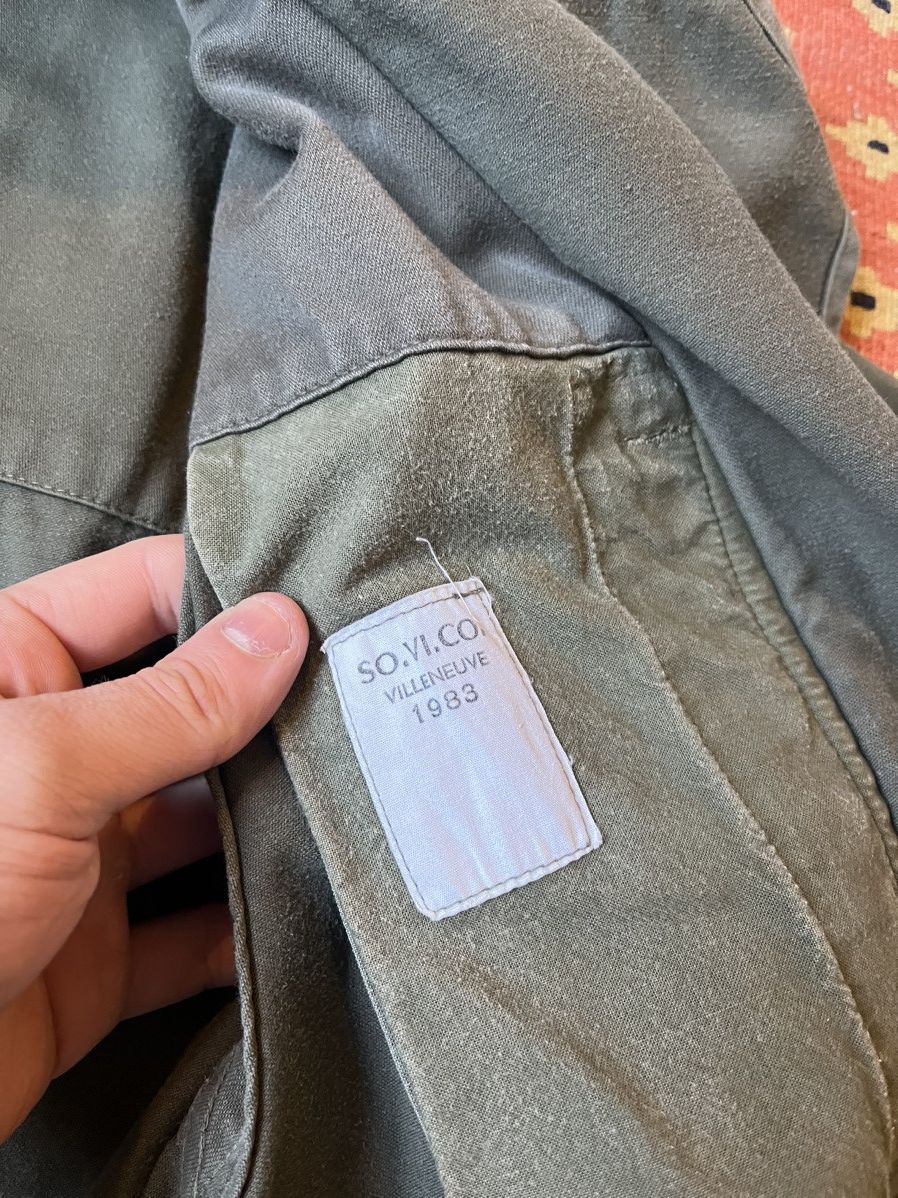 Japanese Brand Vintage French workwear military jacket cropped moleskin Size US M / EU 48-50 / 2 - 18 Thumbnail