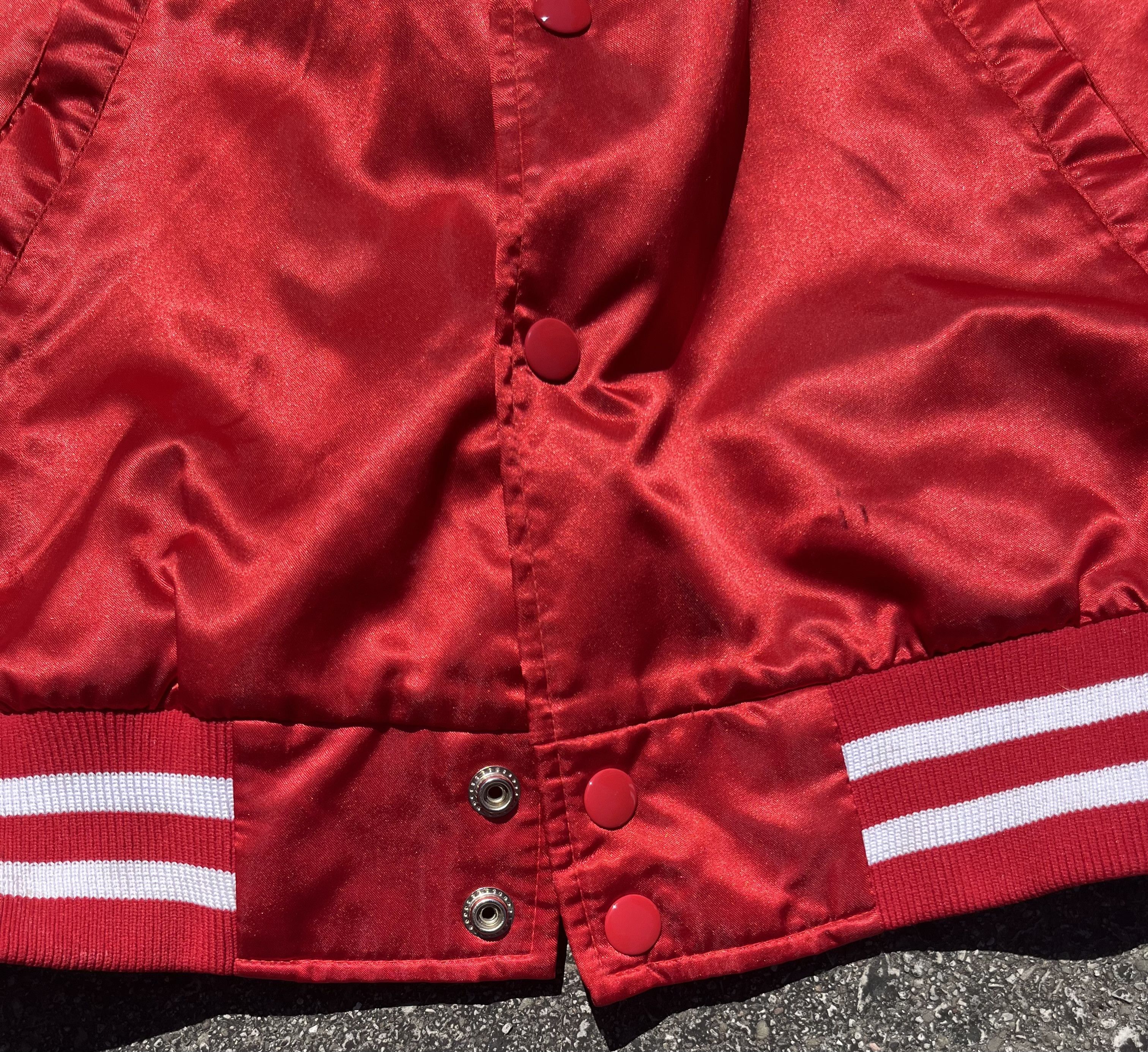 Other VINTAGE Baseball Jacket - 1980s Red Bomber Jacket Size US M / EU 48-50 / 2 - 2 Thumbnail