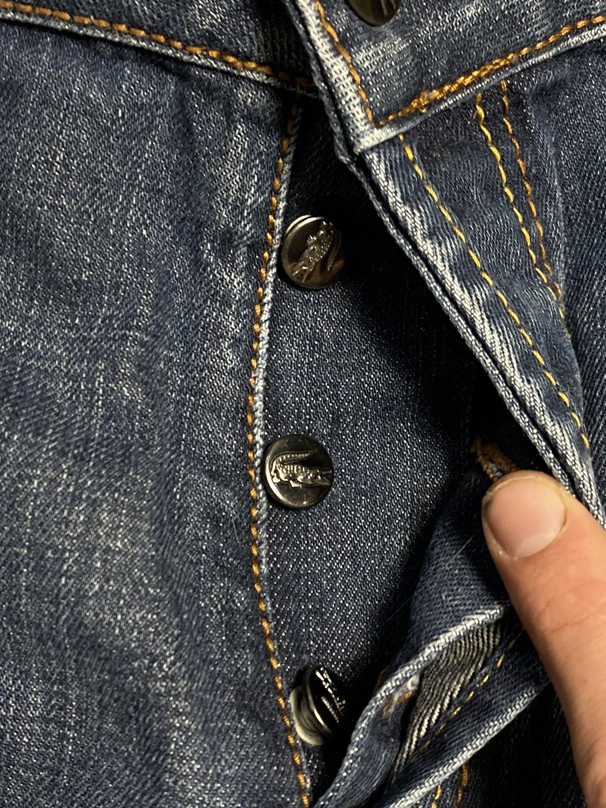 Lacoste × Vintage Lacoste Jeans Size 52, Dark Blue, Vintage Style Size US 36 / EU 52 - 6 Thumbnail
