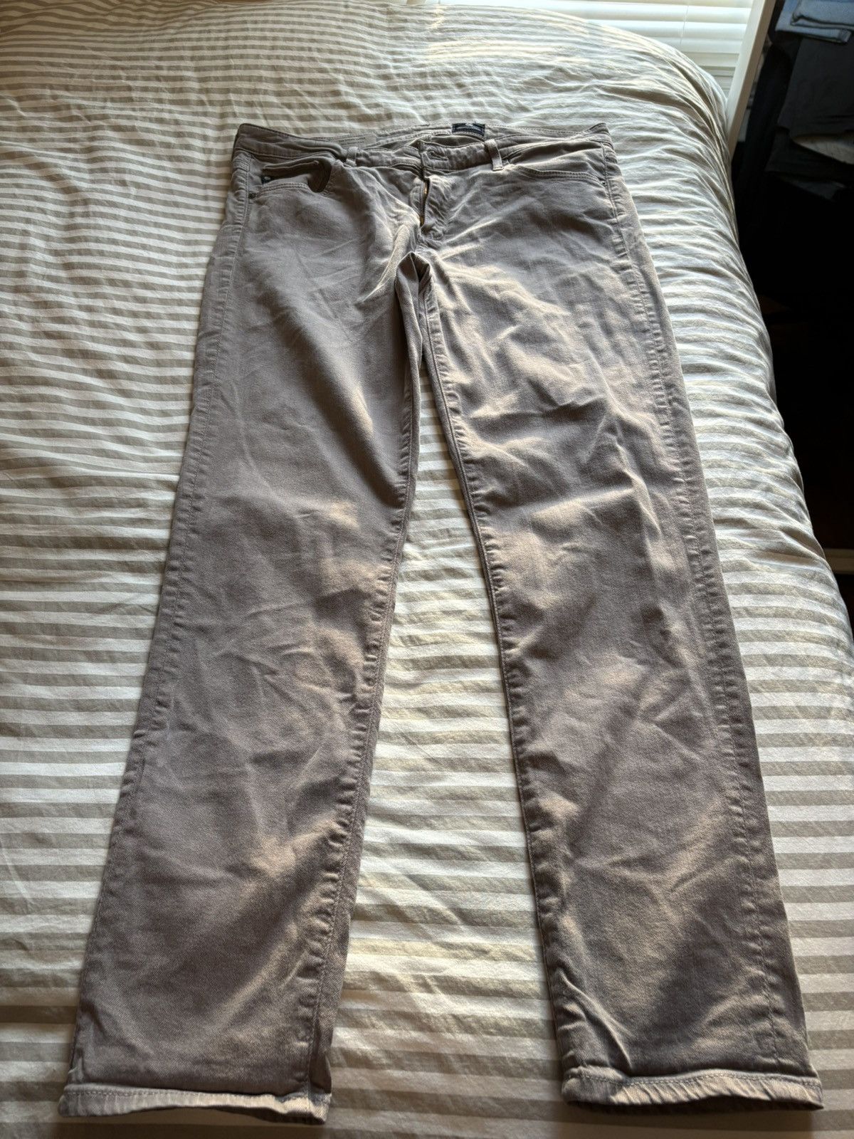 AG Adriano Goldschmied AG Jeans 32R Slim Straight Jeans Size US 32 / EU 48 - 1 Thumbnail