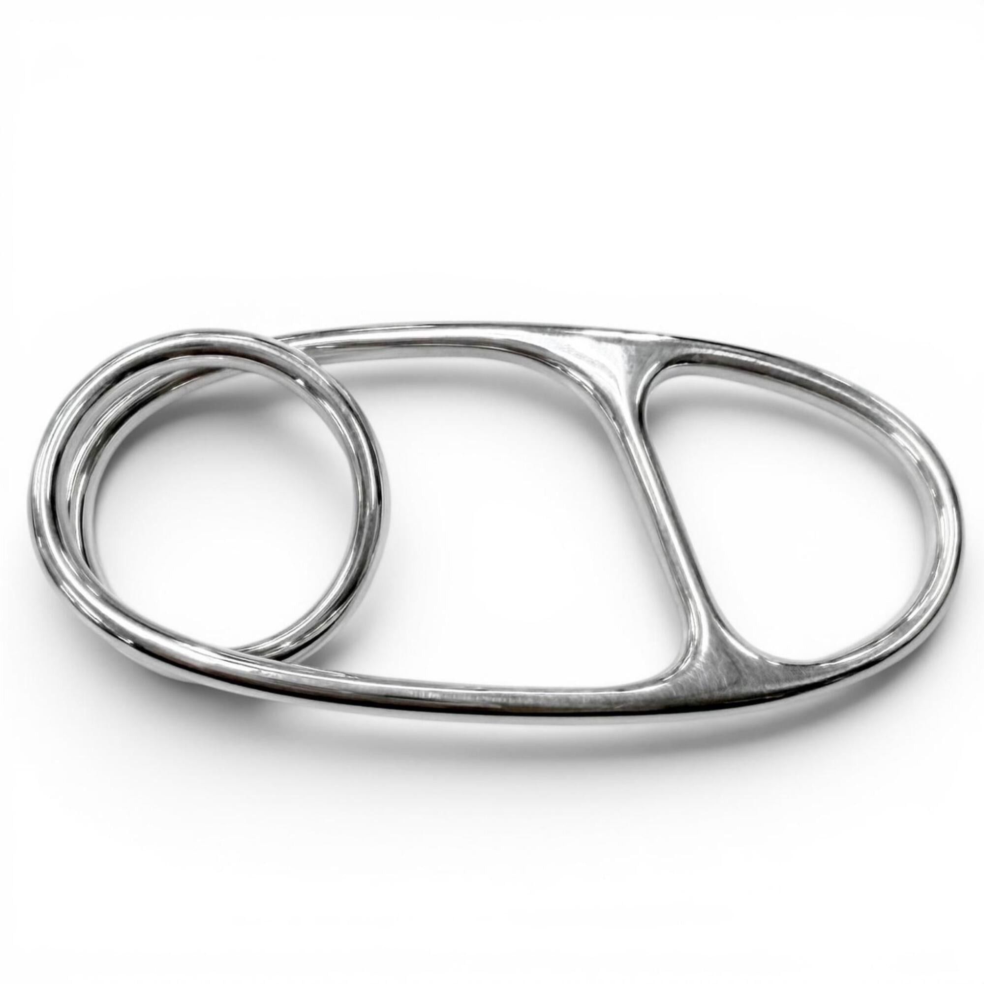 Hermes HERMES (Hermes) 2023 model, SV925 Chaine d'Ancre Punk Triple Ring, Silver, Size 56, Made in France, Weight 18.7g, Men's, Comes with Box Size ONE SIZE - 1 Thumbnail