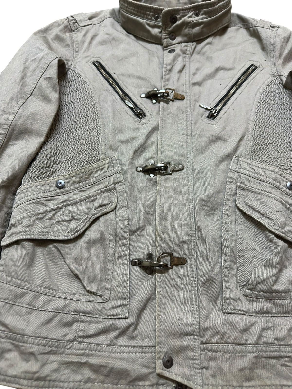 Nicole Club Vintage Nicole Club For Men Tactical Punk Clasp Jacket Size US S / EU 44-46 / 1 - 4 Thumbnail