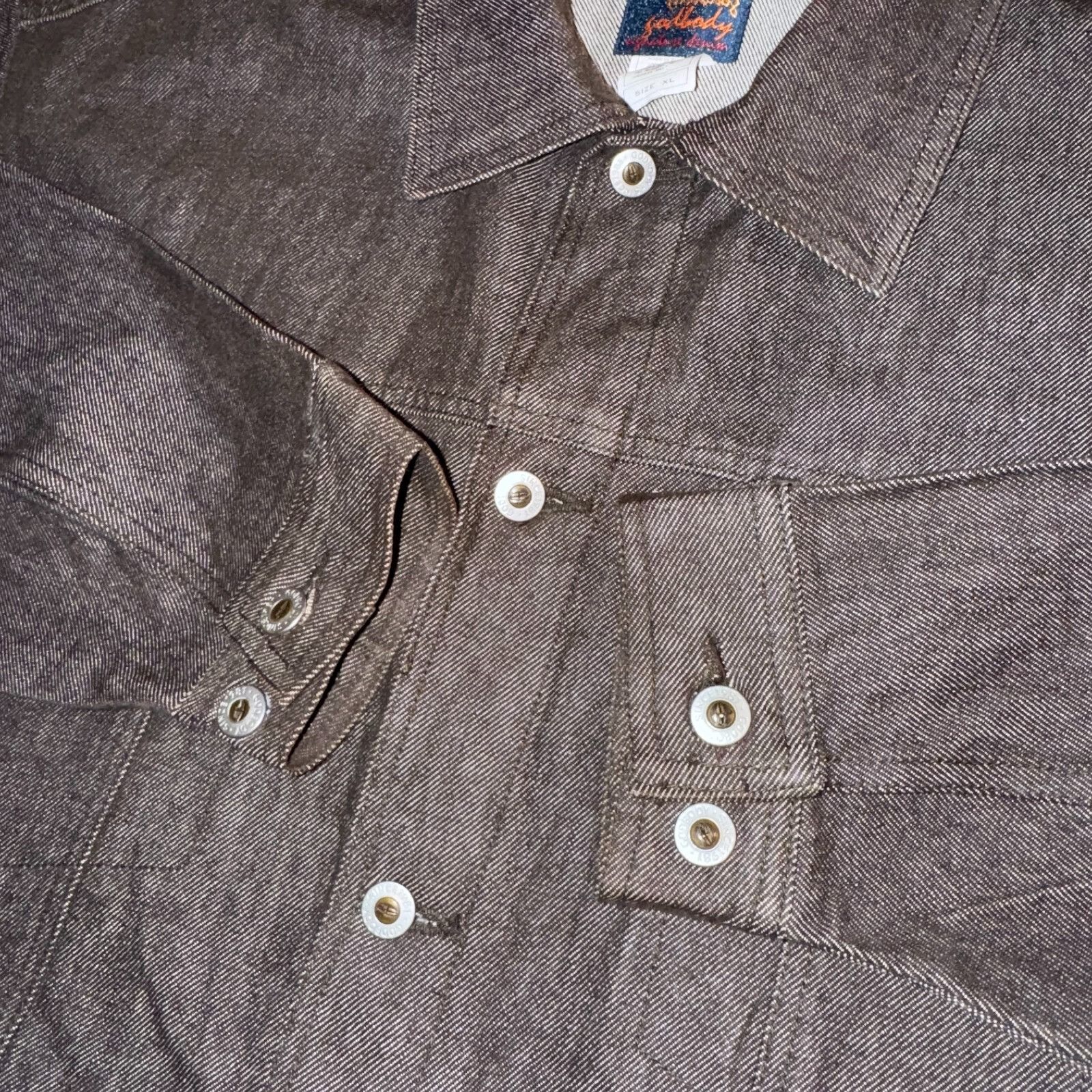 Other GODBODY Y2K Brown Denim Jacket & Baggy Jeans XL & 38x32 But Size US XL / EU 56 / 4 - 3 Thumbnail