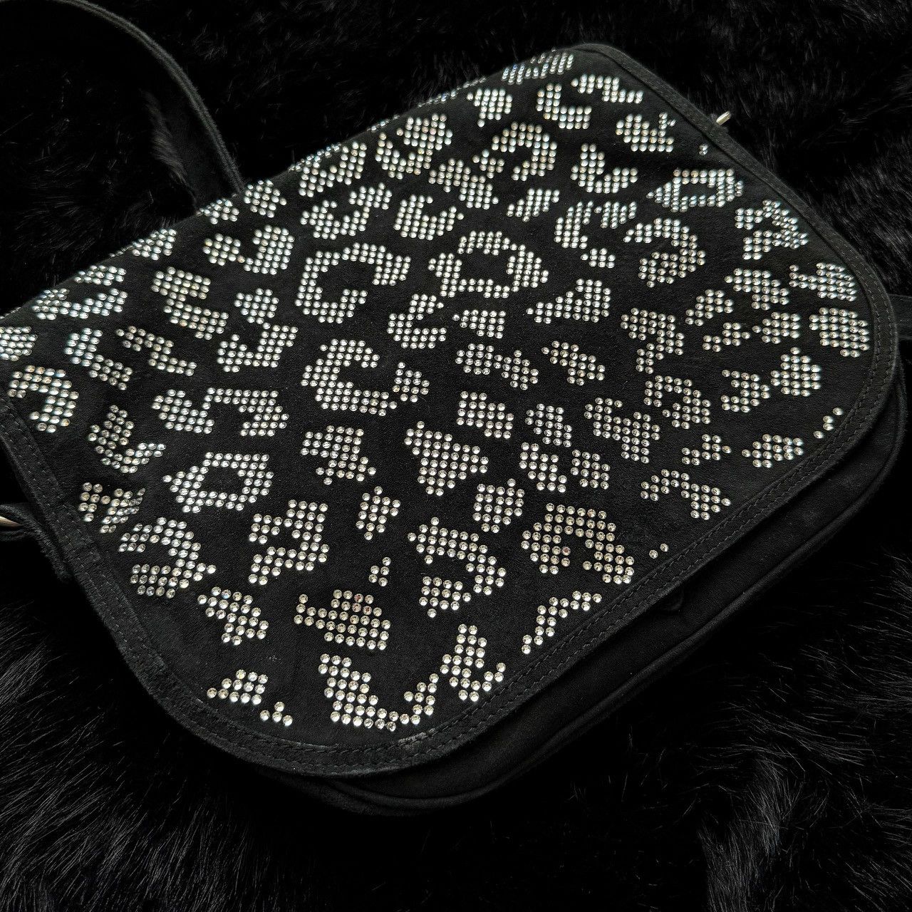 Balmain 2009 Balmain By Christopher Decarnin Leo Print Swarovski Bag Size ONE SIZE - 2 Thumbnail