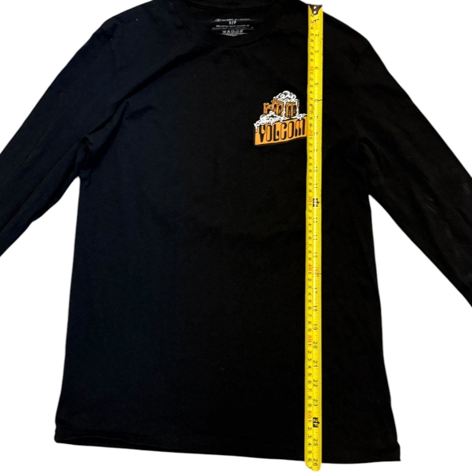 Volcom Volcom Black Long Sleeve Cotton Always Frothing Shirt Small Size US S / EU 44-46 / 1 - 4 Thumbnail