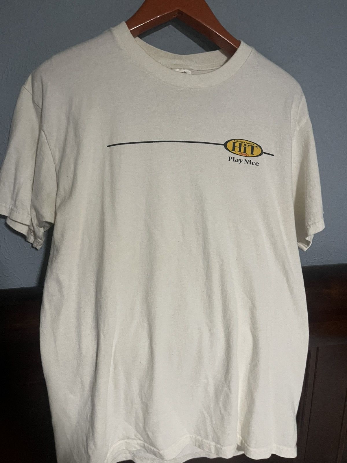 Fruit Of The Loom × Vintage Vintage Fruit of the Loom Nebraska Lottery Tee Size US L / EU 52-54 / 3 - 1 Thumbnail