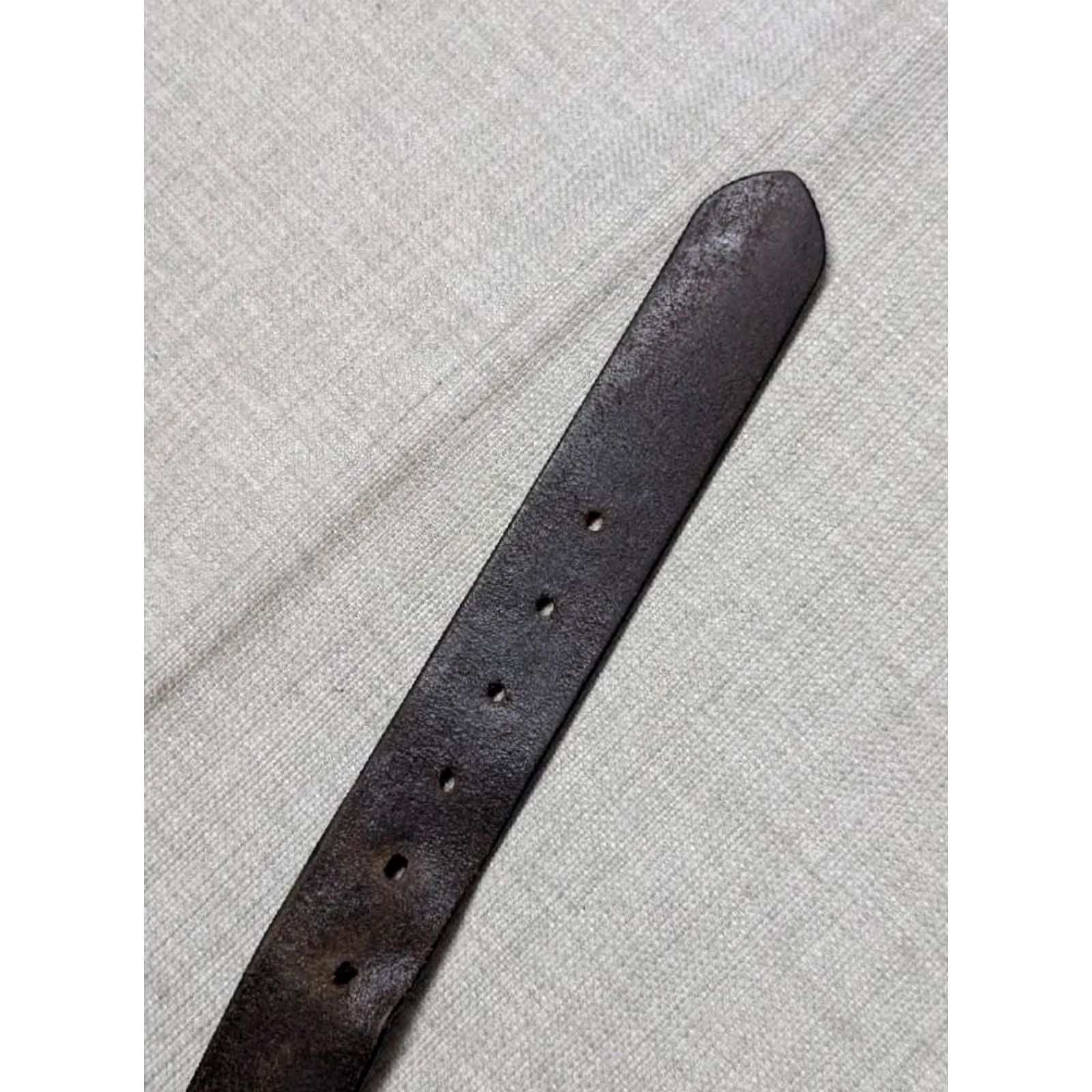 Cremieux VINTAGE tooled leather belt WESTERN brown 40 full grain cowhide belt Mens Size 40 - 7 Thumbnail