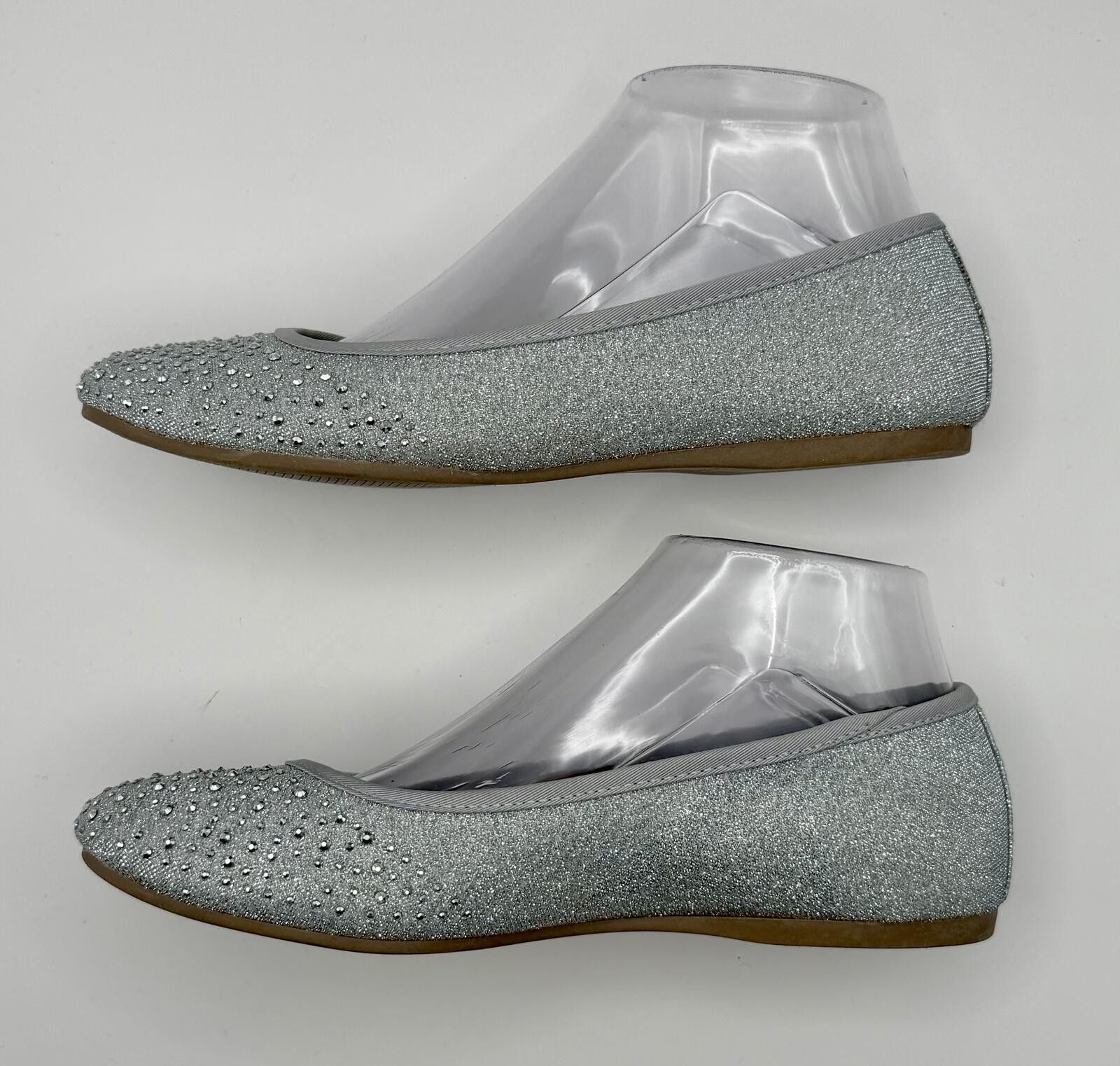 Style & Co Style & Co. Angelynn Silver Rhinestone Ballet Flats – Size 7 Size US 7 / IT 37 - 4 Thumbnail