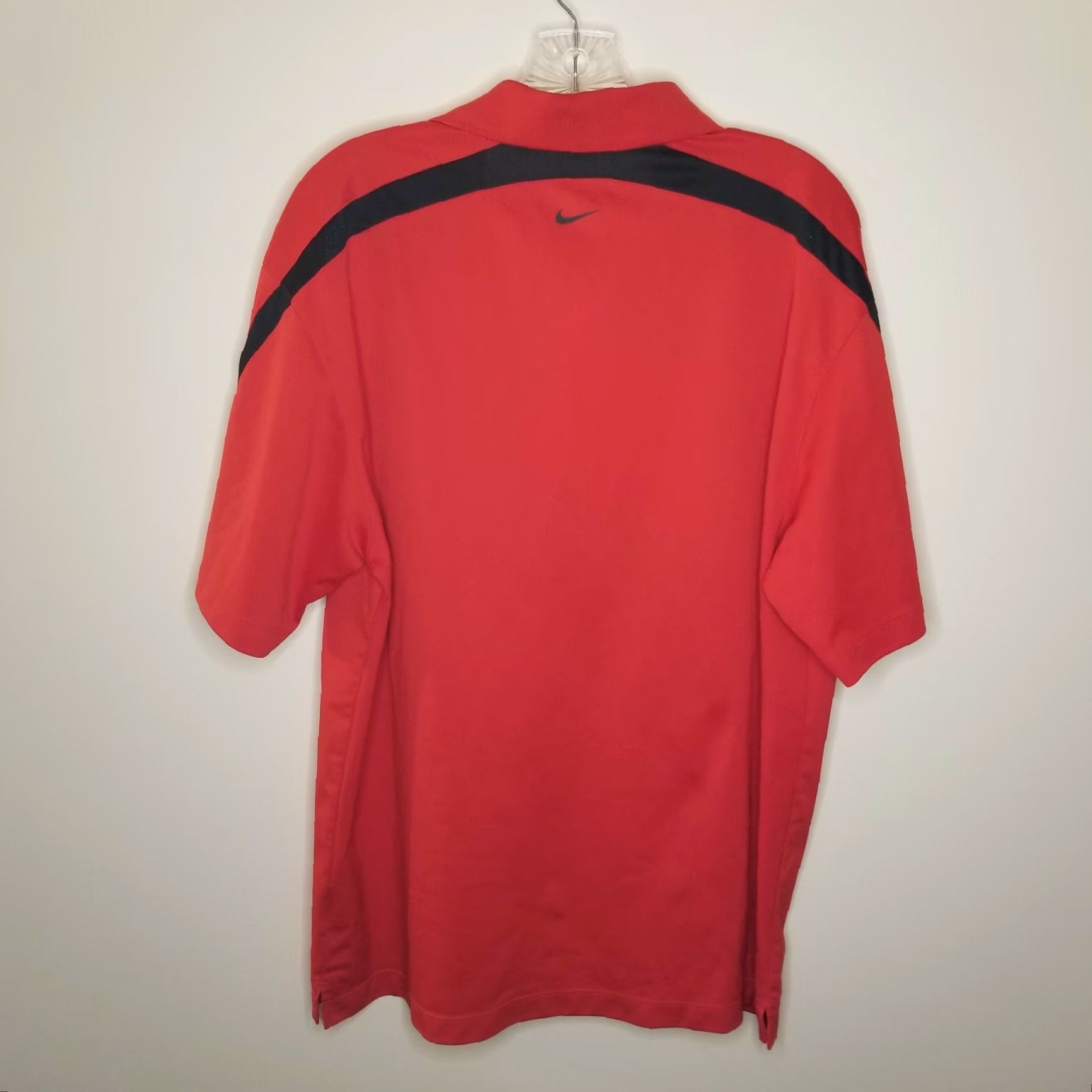 Nike NIKE GOLF Dri-Fit Polo Shirt Mens Size L Red Short Sleeve Golf Size US L / EU 52-54 / 3 - 5 Thumbnail
