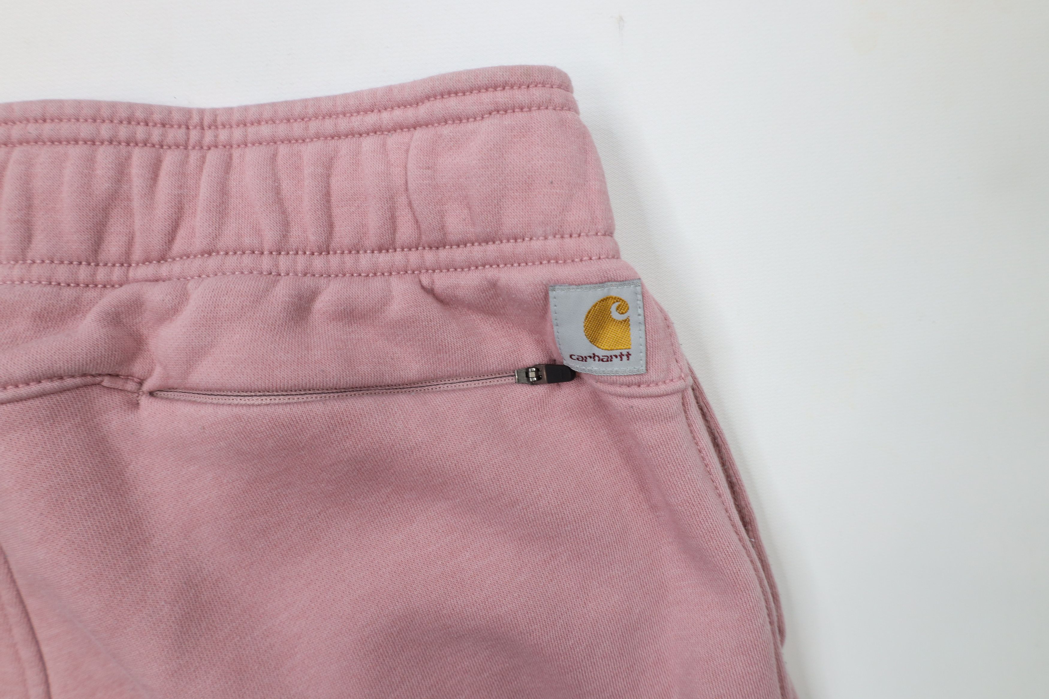 Carhartt × Vintage Vintage Y2K Carhartt Heavyweight Sweatpants Joggers Pink Size 30" / US 8 / IT 44 - 15 Thumbnail
