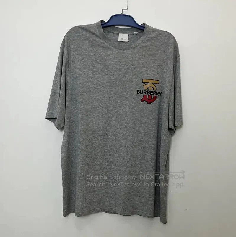 Burberry Burberry Gray Cotton Men’s T. Size US XL / EU 56 / 4 - 1 Thumbnail