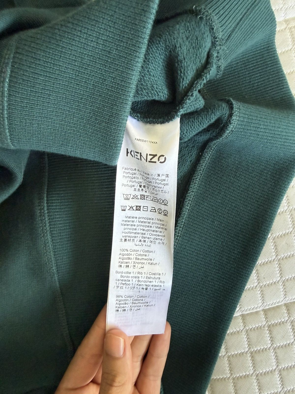 Kenzo KENZO TEAL Sweater Medium Size US M / EU 48-50 / 2 - 4 Thumbnail