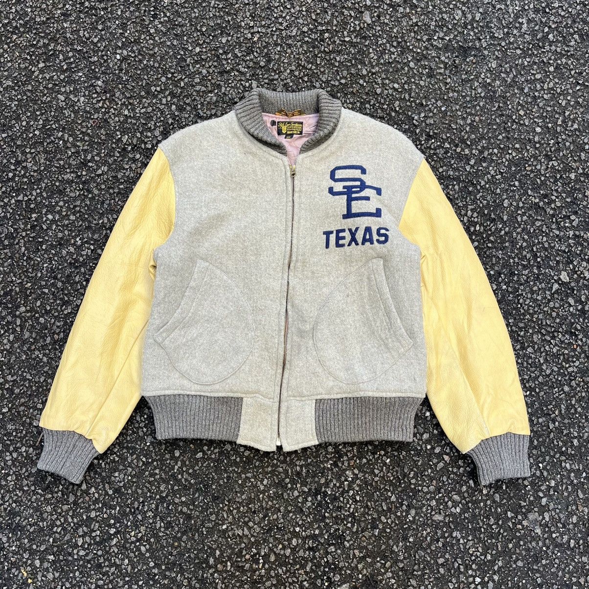 Sugar Cane Style Eyes Sugar Cane Wool Varsity Jacket Toyo Americana Size US M / EU 48-50 / 2 - 1 Thumbnail