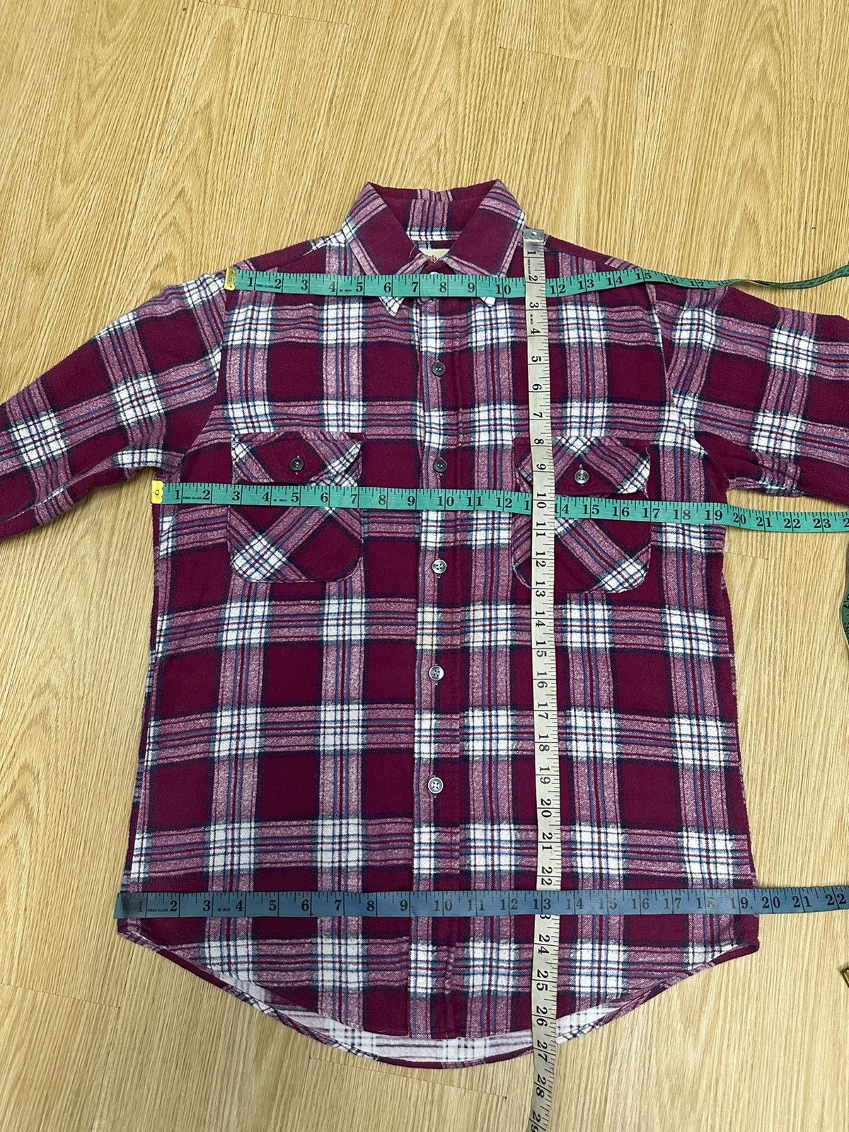 Vintage Vintage Wrangler Flannel Shirt A468 Size US XS / EU 42 / 0 - 4 Thumbnail