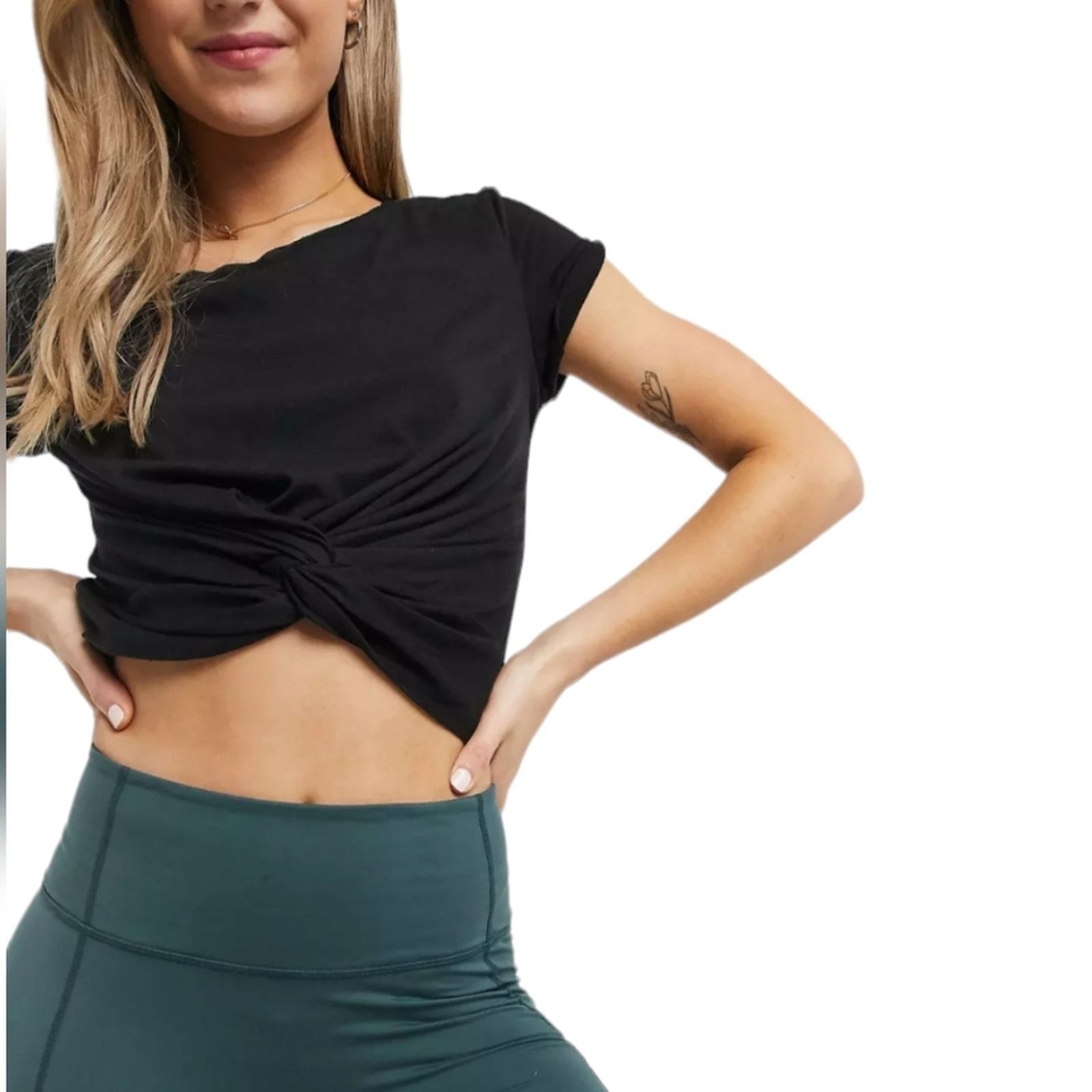 Free People NWT Free People Movement Run in the Sun shirt in black Large Size L / US 10 / IT 46 - 1 Thumbnail