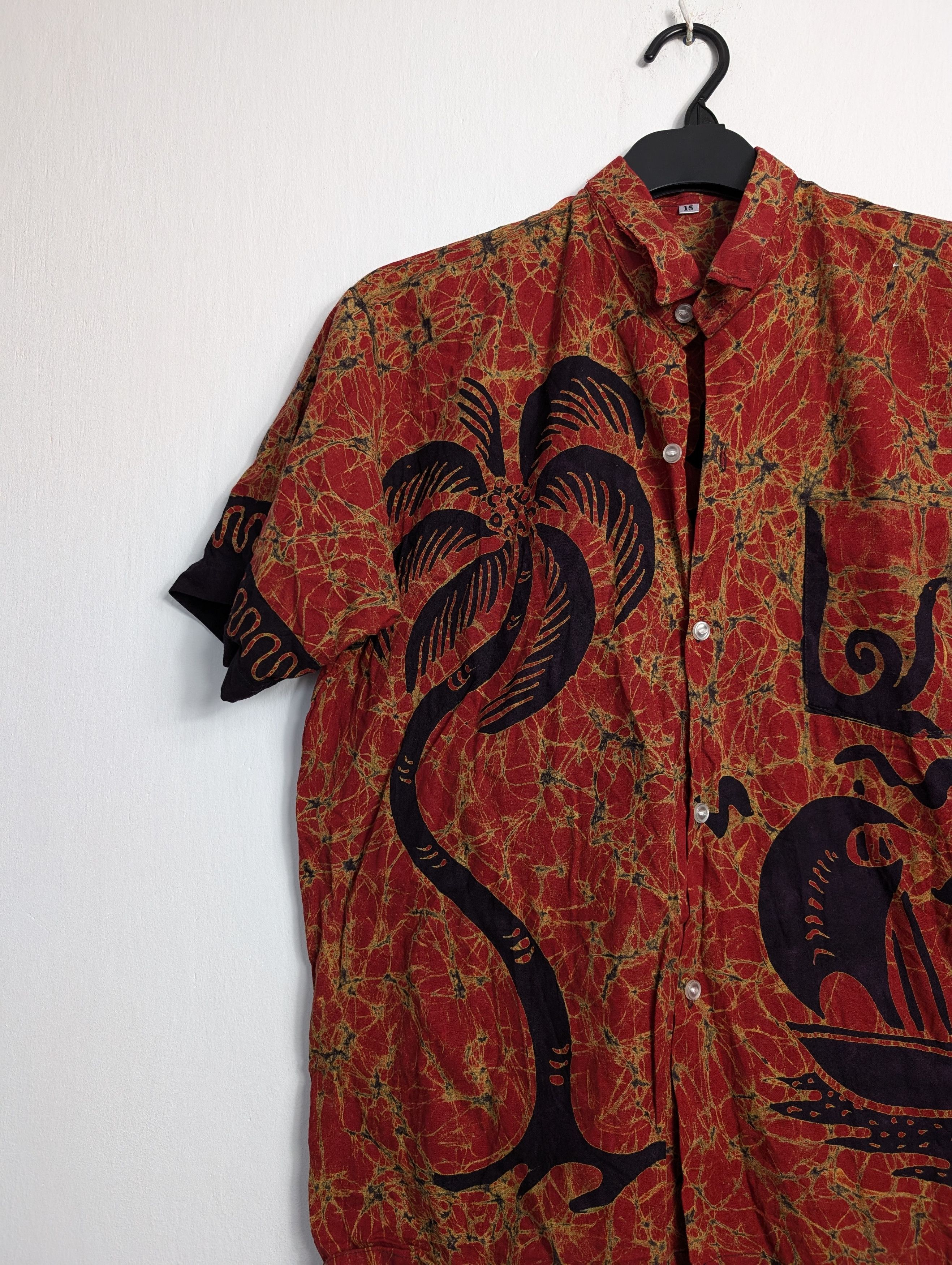 Vintage Vintage Y2K Hawaiian Shirt - Summer Floral Palm Tree Print Size US S / EU 44-46 / 1 - 3 Thumbnail