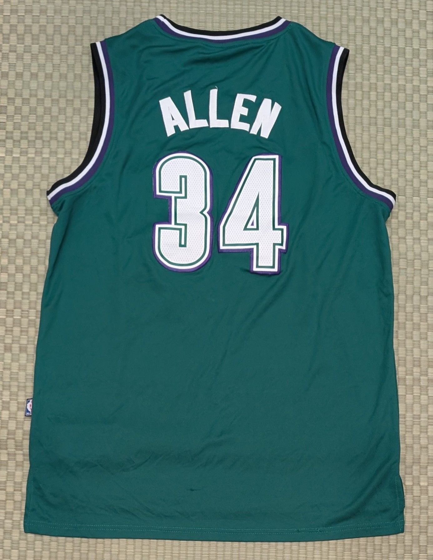 Adidas Adidas Hardwood Classics Bucks Ray Allen #34 Swingman Jersey Size US XL / EU 56 / 4 - 2 Thumbnail