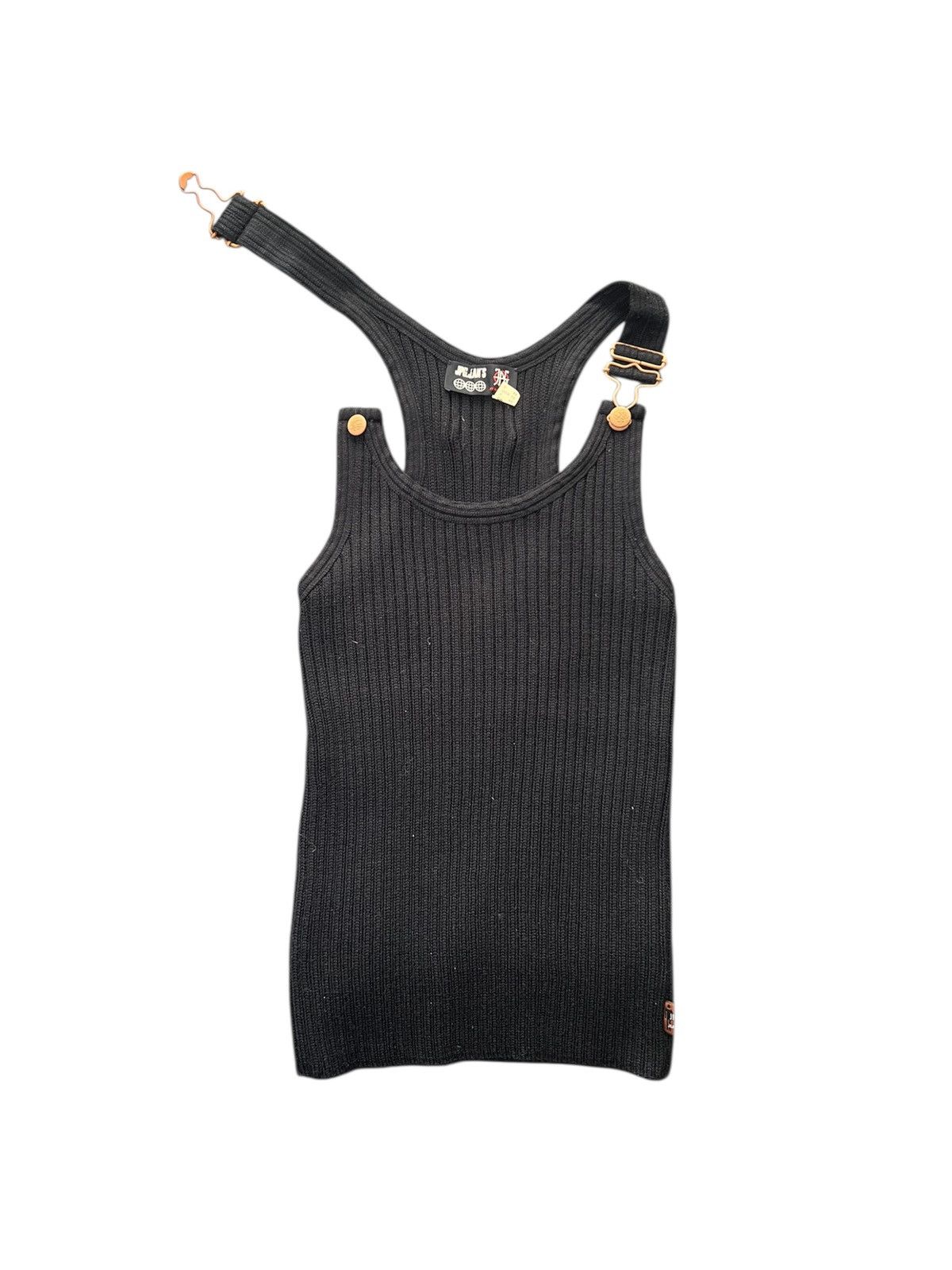 Jean Paul Gaultier Sexual gaultier rust hardware tank top muscle shirt in wool Size US M / EU 48-50 / 2 - 1 Thumbnail