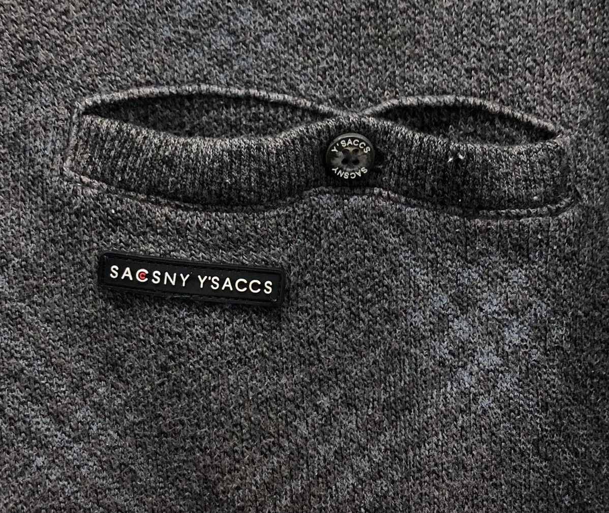 Yohji Yamamoto Vintage Yohji Yamamoto Sacsny Y'saccs Sweatshirt Size US L / EU 52-54 / 3 - 5 Thumbnail
