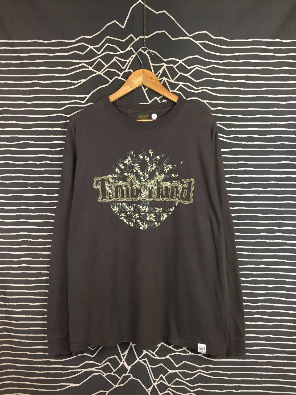 Timberland Vtg Timberland Big Logo Made In Usa Long Sleeve Tee Size US XL / EU 56 / 4 - 2 Thumbnail