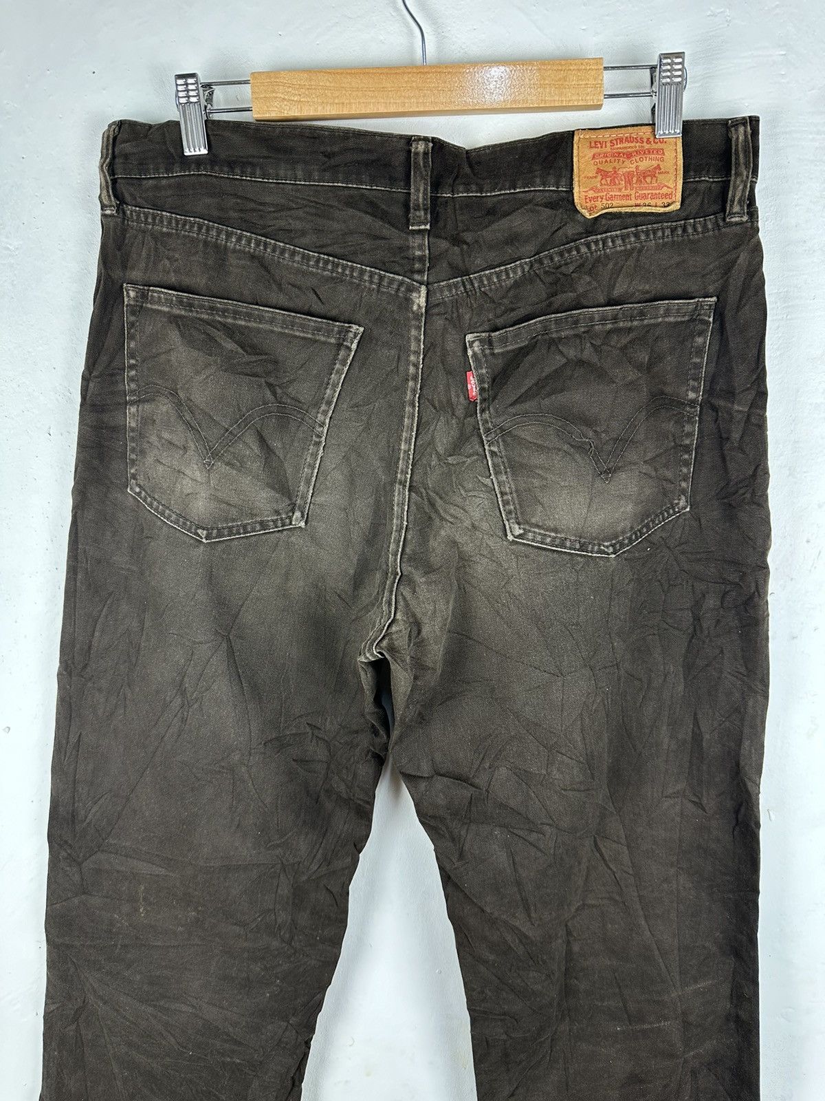 Japanese Brand Levis Dark Brown Vintage Japanese Branded #B001 Size US 34 / EU 50 - 8 Thumbnail