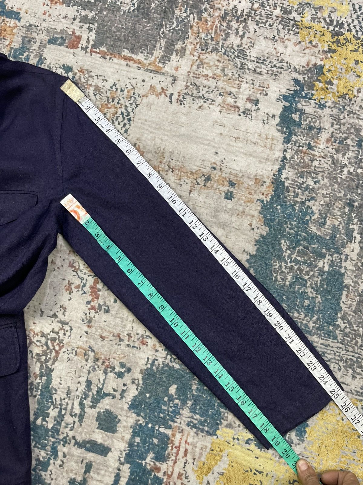 Y's for Men Yohji Yamamoto A/W 2016 Y’s For Men Indigo Hemp Jacket Size US M / EU 48-50 / 2 - 12 Thumbnail