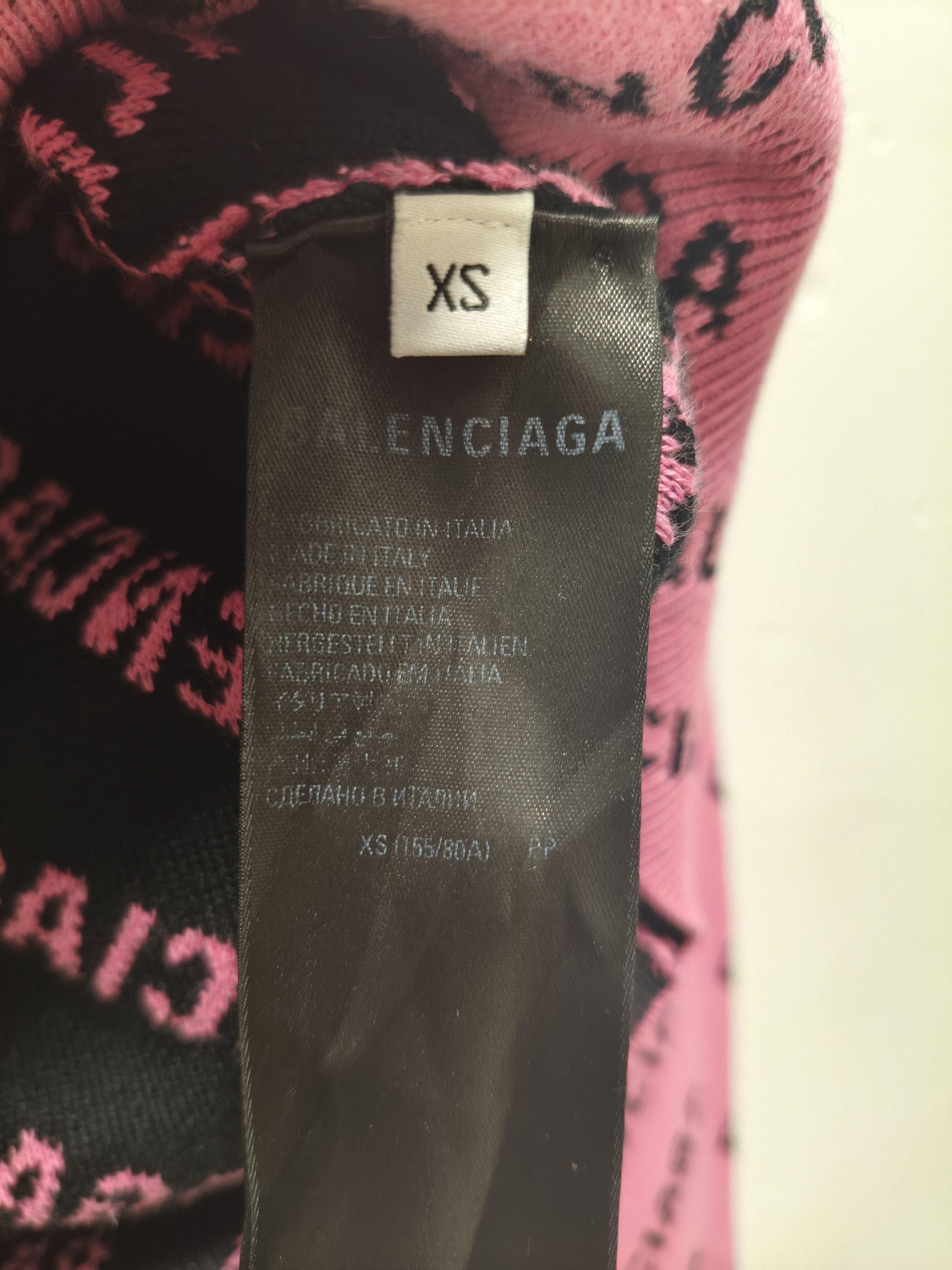 Balenciaga Balenciaga SS22 Pink Logo Sweater Size M / US 6-8 / IT 42-44 - 6 Thumbnail