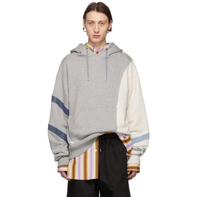 Facetasm Facetasm grey Colorblock Hoodie Size US M / EU 48-50 / 2 - 1 Thumbnail
