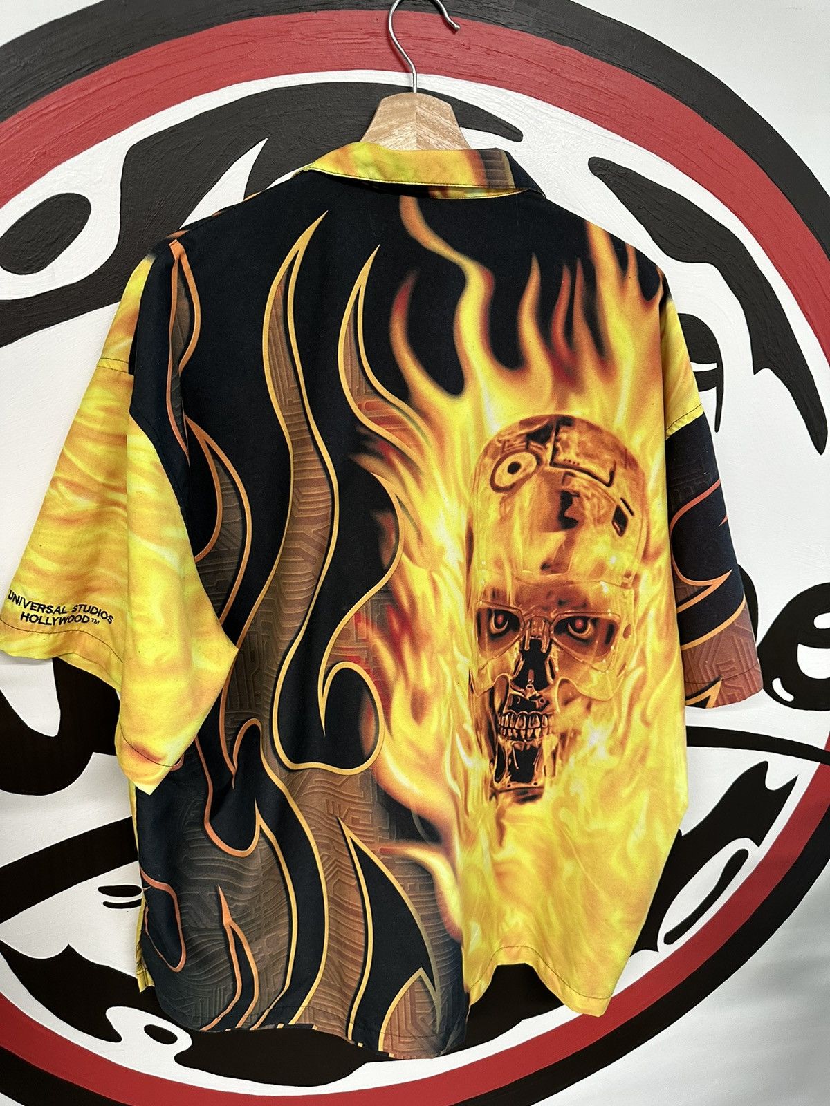 Universal Studios × Vintage Vintage Y2K 00s Universal Studios Terminator 2 Button Up Size US XL / EU 56 / 4 - 4 Thumbnail