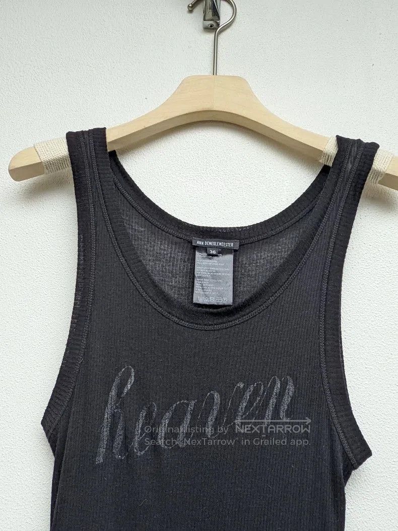 Ann Demeulemeester black heaven tank top for women . Size US M / EU 48-50 / 2 - 3 Thumbnail