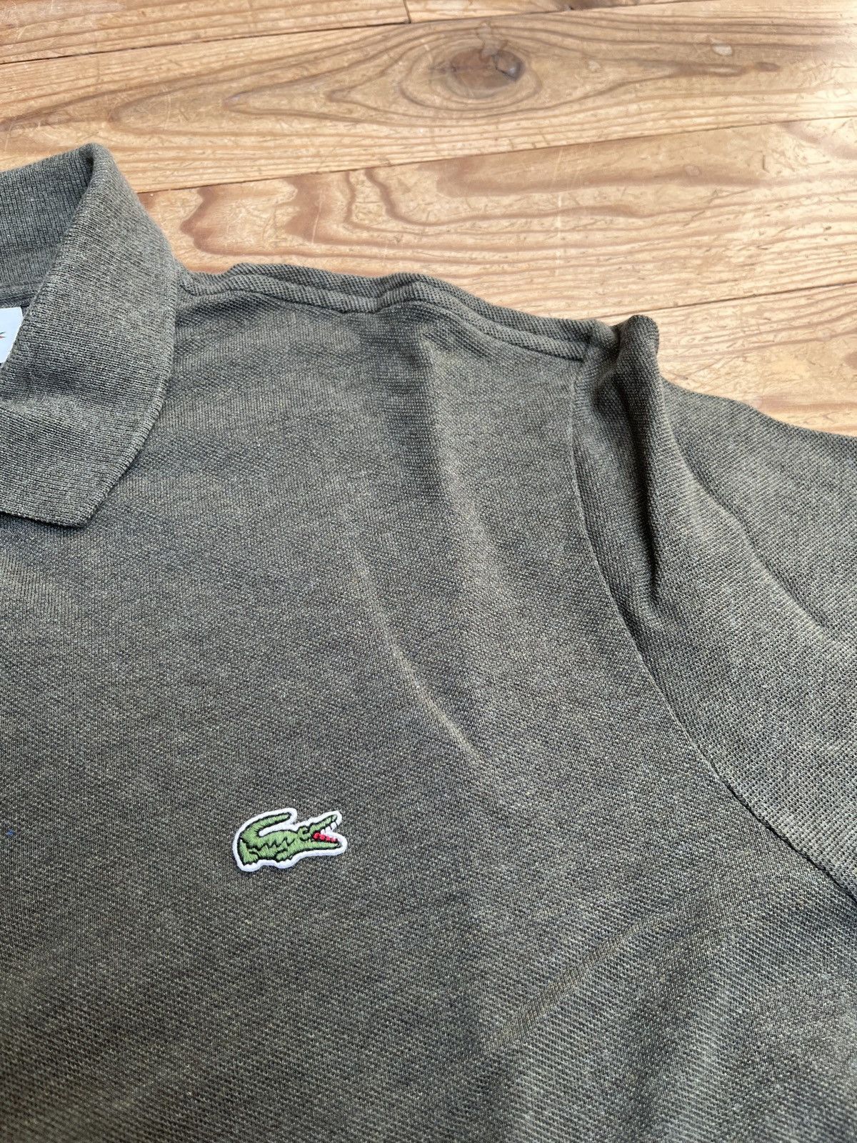 Lacoste Kaki Green long sleeve Lacoste polo Size US L / EU 52-54 / 3 - 2 Thumbnail