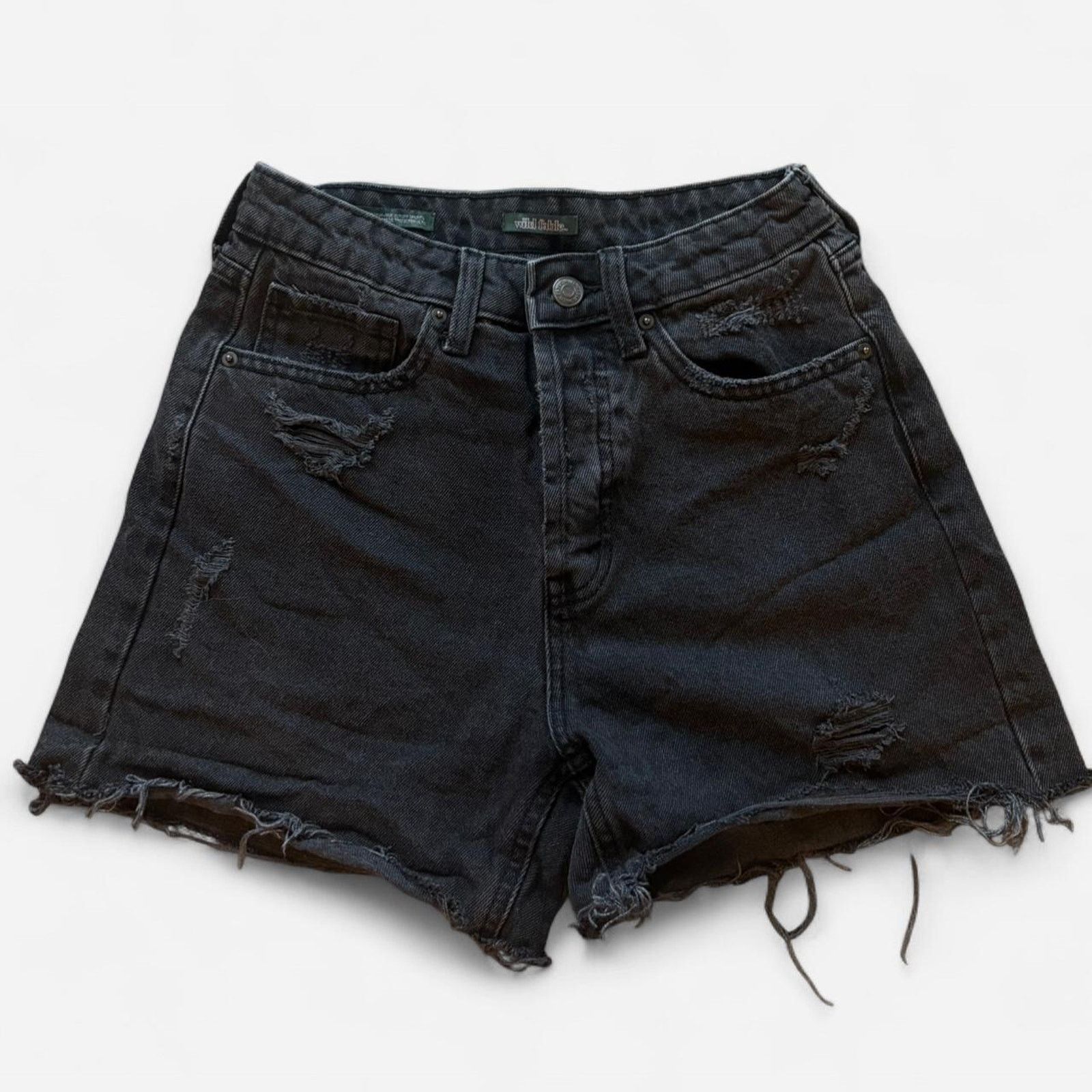 Other Wild fable black denim shorts Size 25" / US 0 / IT 36 - 1 Thumbnail