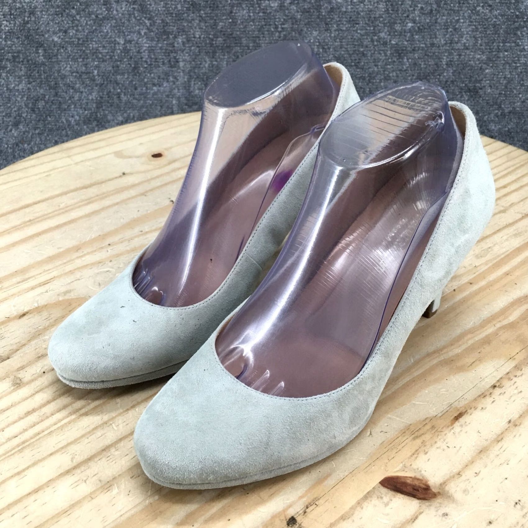Naturalizer Naturalizer Heels Womens 8 M Michelle Kitten Pump Blue Suede Leather Slip On Shoes Women Kitten Heel Blue Suede Leather Pump Shoes Size US 8 / IT 38 - 3 Thumbnail
