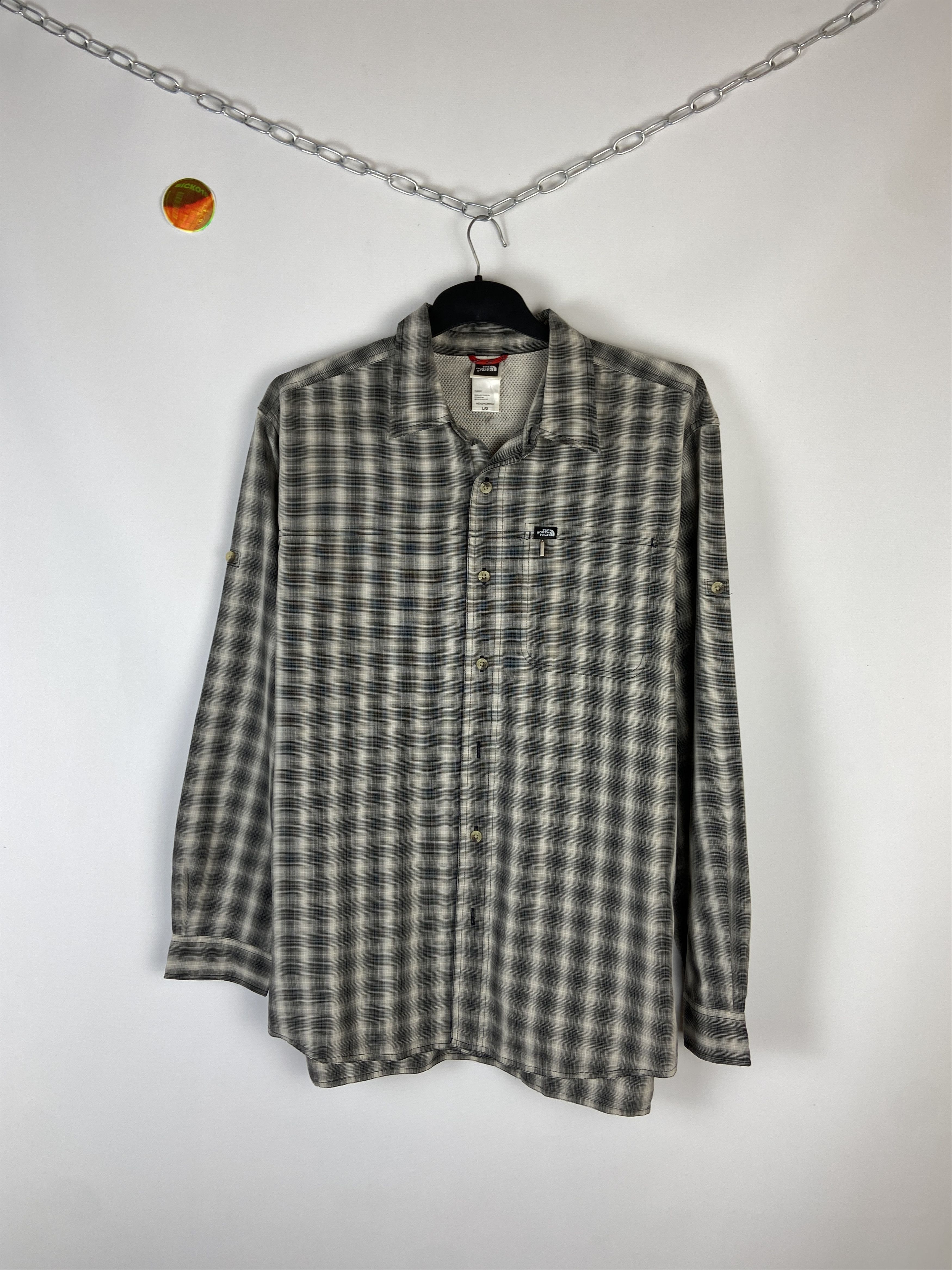 The North Face Vintage The North Face Flannels Button Up Shirt Size US L / EU 52-54 / 3 - 3 Thumbnail