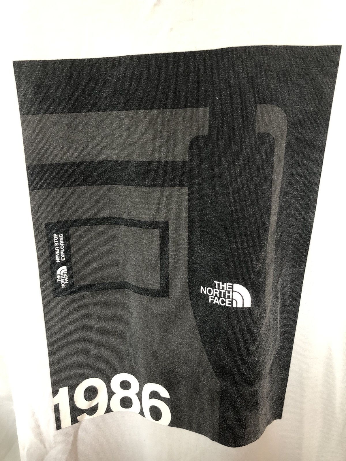 The North Face × Vintage Vintage The North Face Never Stop Exploring Shirt Tee Size US XL / EU 56 / 4 - 5 Thumbnail