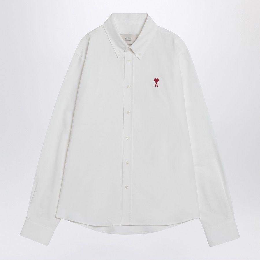AMI o1d2blof0625 Button Shirt in White Size US XL / EU 56 / 4 - 1 Thumbnail