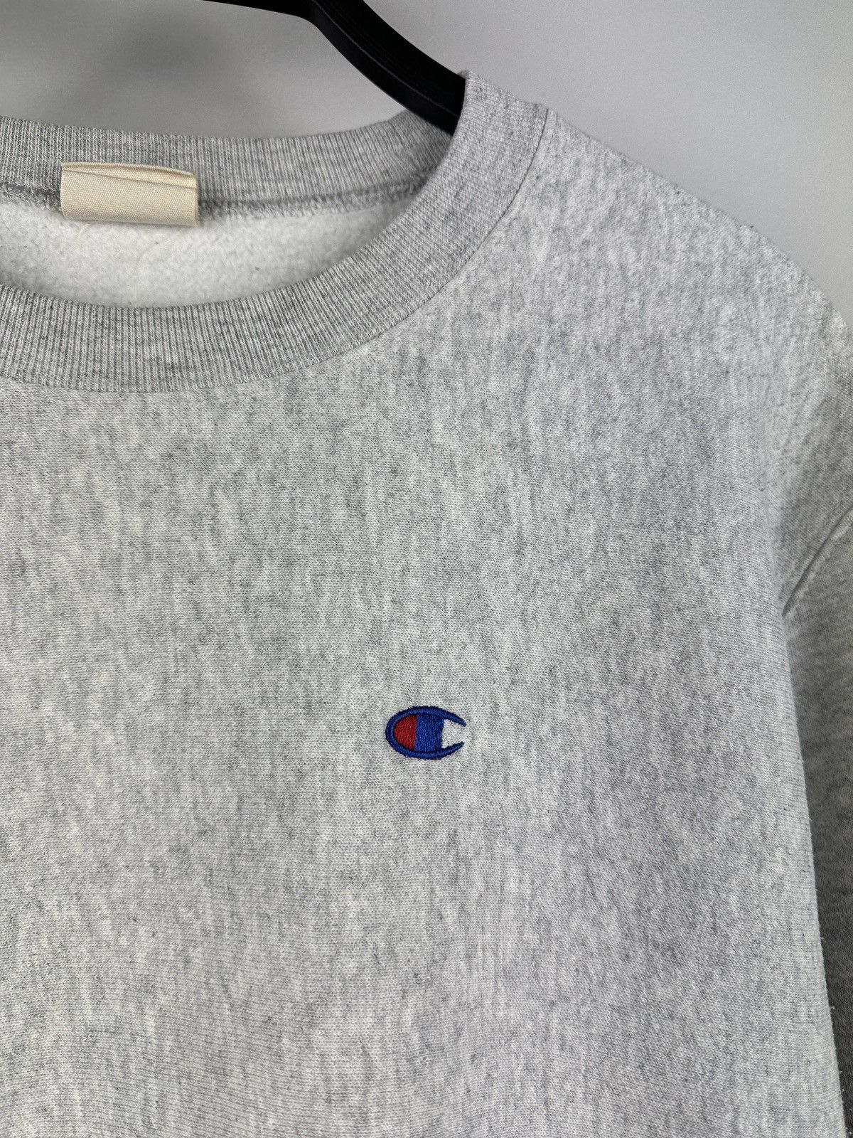 Champion × Vintage Vintage Y2K Champion Basic Grey Sweatshirt Size US S / EU 44-46 / 1 - 4 Thumbnail