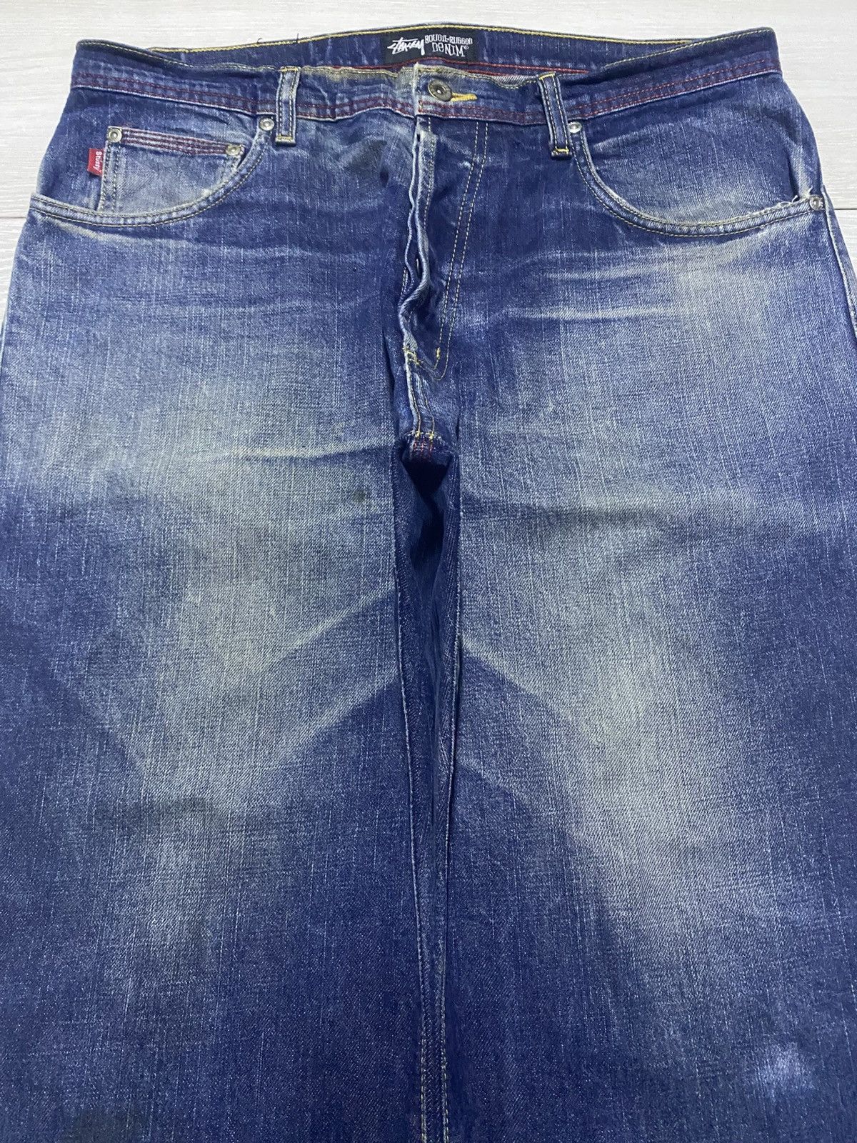 Stussy Stussy Rough & Rugged Mud Wash Baggy Jeans Size US 36 / EU 52 - 3 Thumbnail