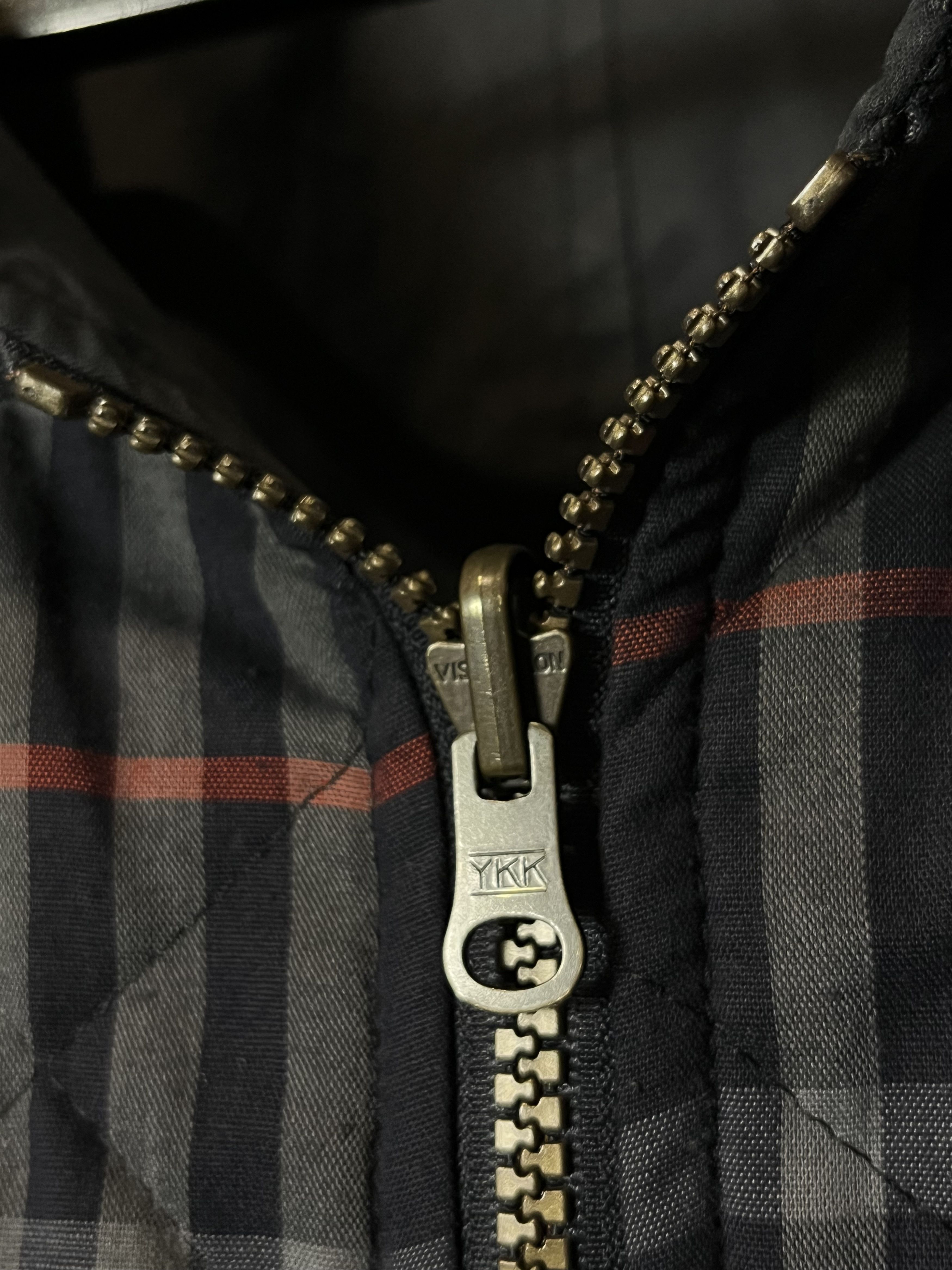 Burberry × Vintage Vintage 90s Burberrys Reversible Vest Jacket Navy Checked Size US L / EU 52-54 / 3 - 9 Thumbnail