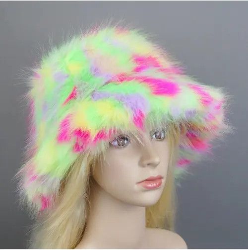 Other Soft Faux Fox Fur Beanies Hat Size ONE SIZE - 1 Thumbnail