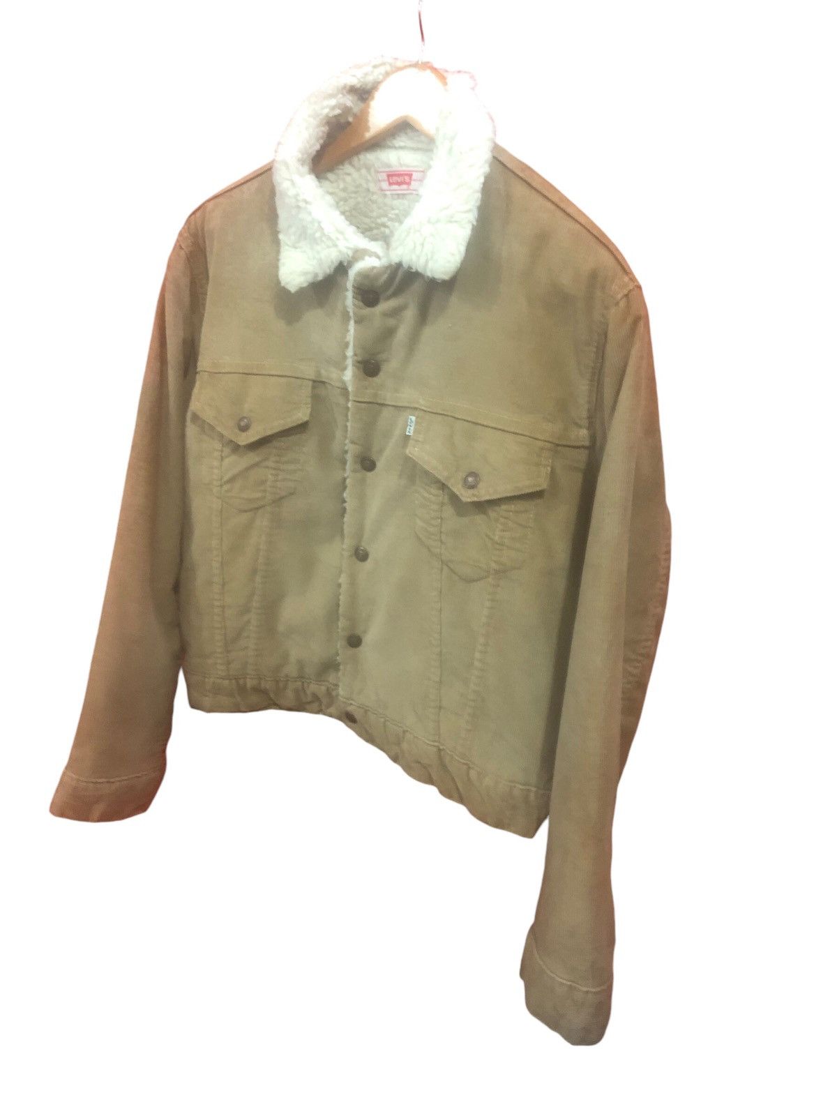 Levi's × Levi's Vintage Clothing Levi’s Men Classic Corduroy Sherpa Trucker Jacket Size US M / EU 48-50 / 2 - 3 Thumbnail
