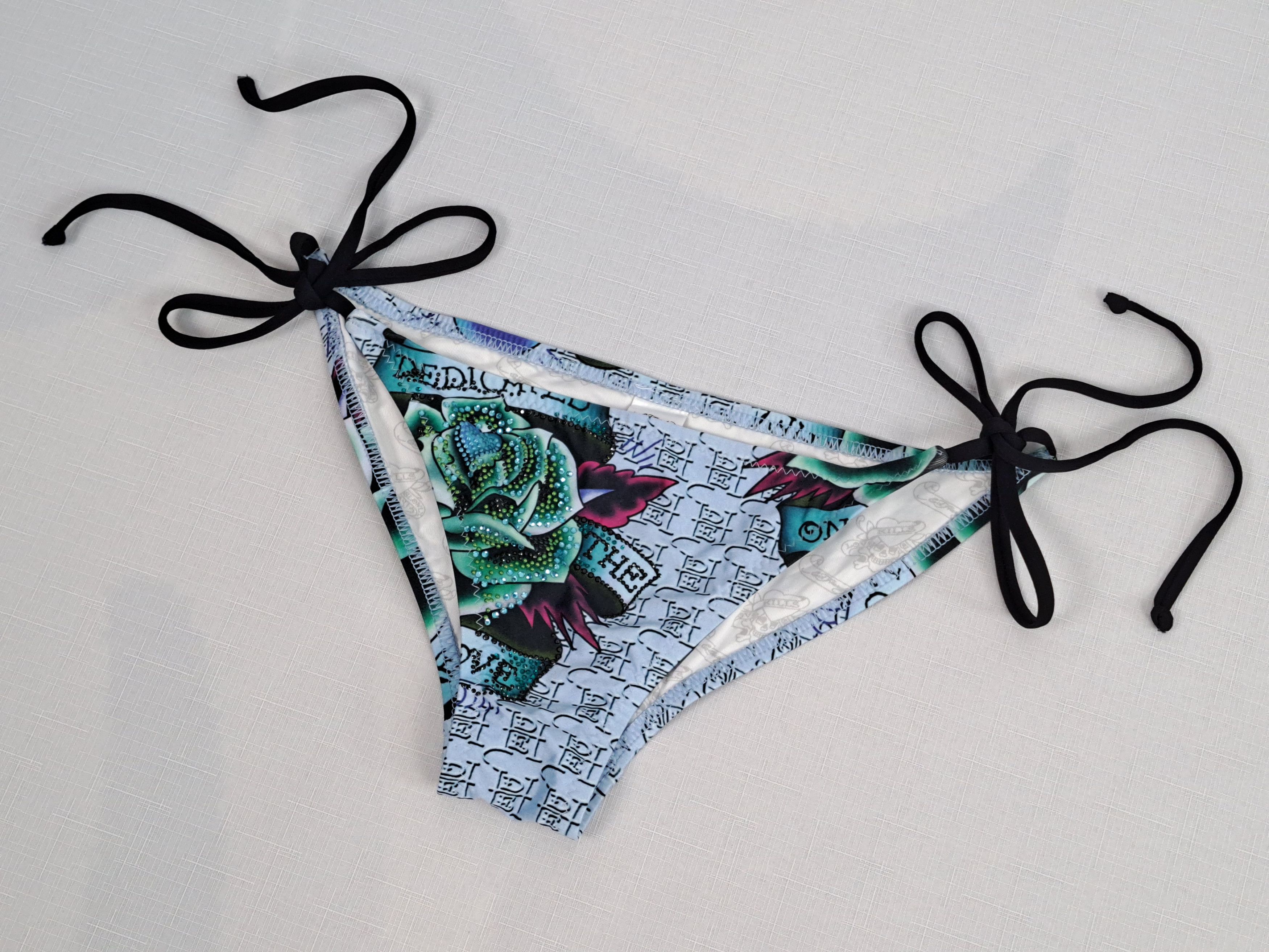 Christian Audigier × Ed Hardy Ed Hardy by Christian Audigier bikini bottom. Made in USA Size M / US 6-8 / IT 42-44 - 2 Thumbnail